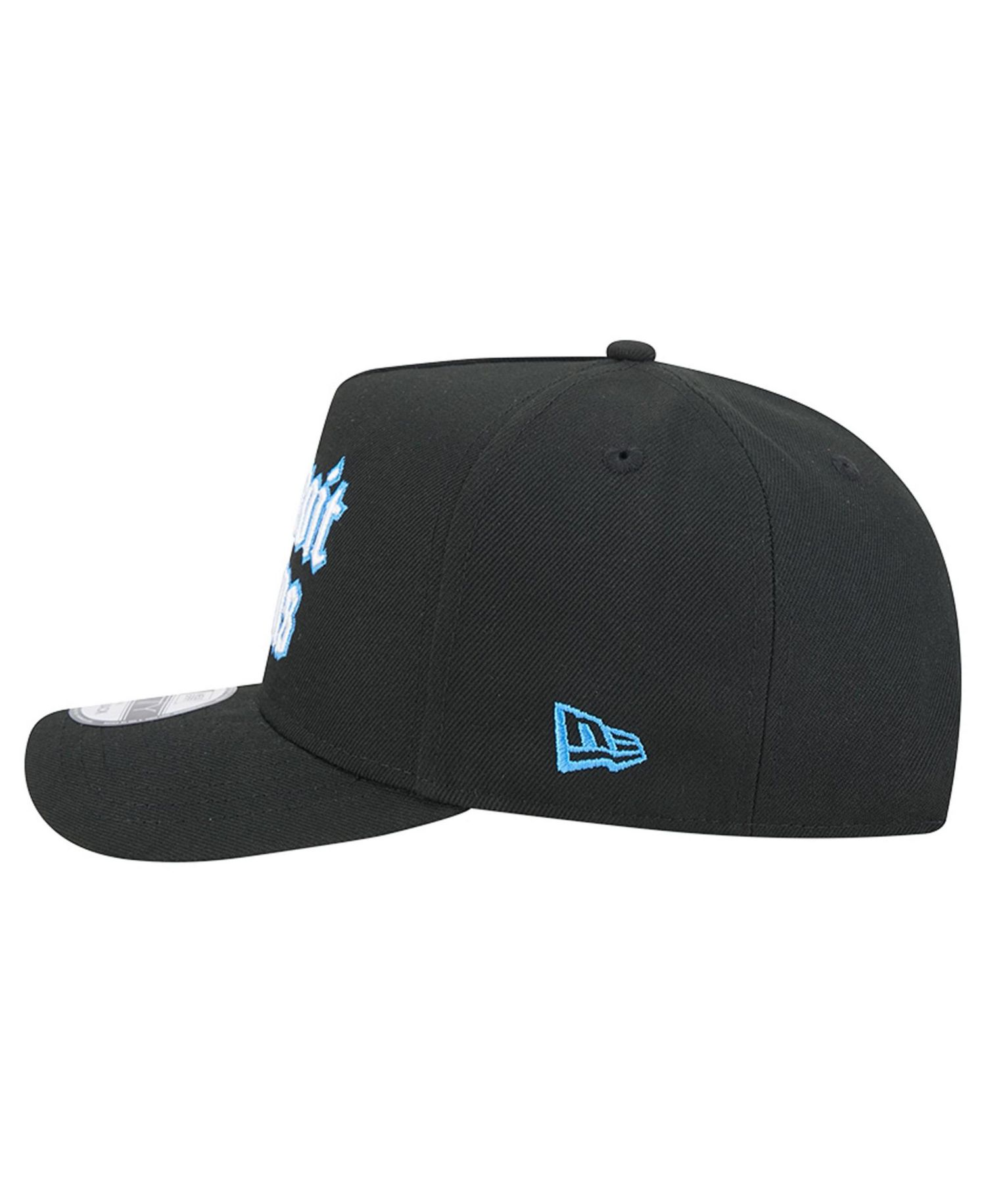 Men's Black Detroit Lions Proud A-Frame 9FIFTY Snapback Hat