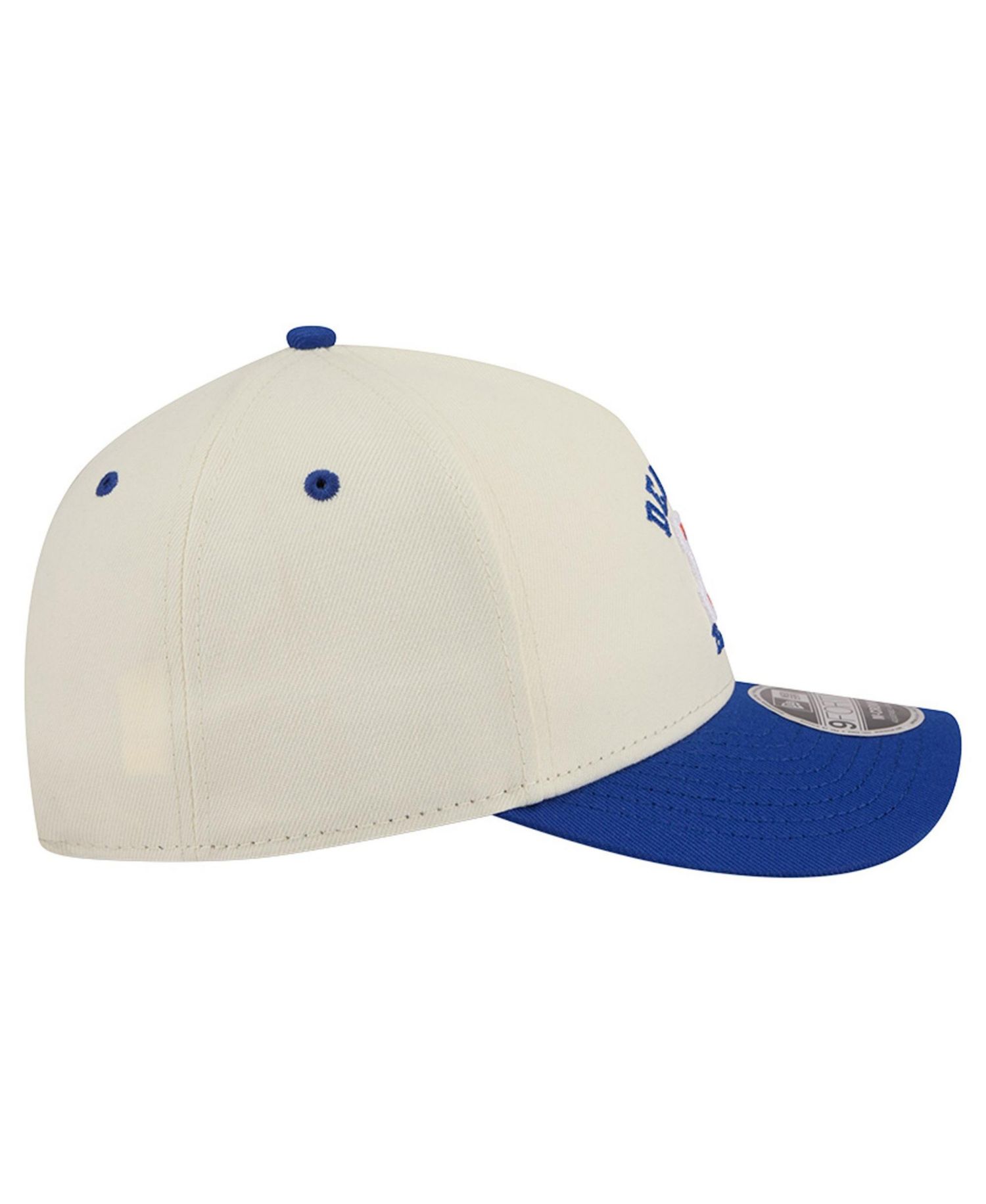 Men's Cream/Royal Denver Broncos Throwback Arch 9FORTY A-Frame M-Crown Adjustable Hat