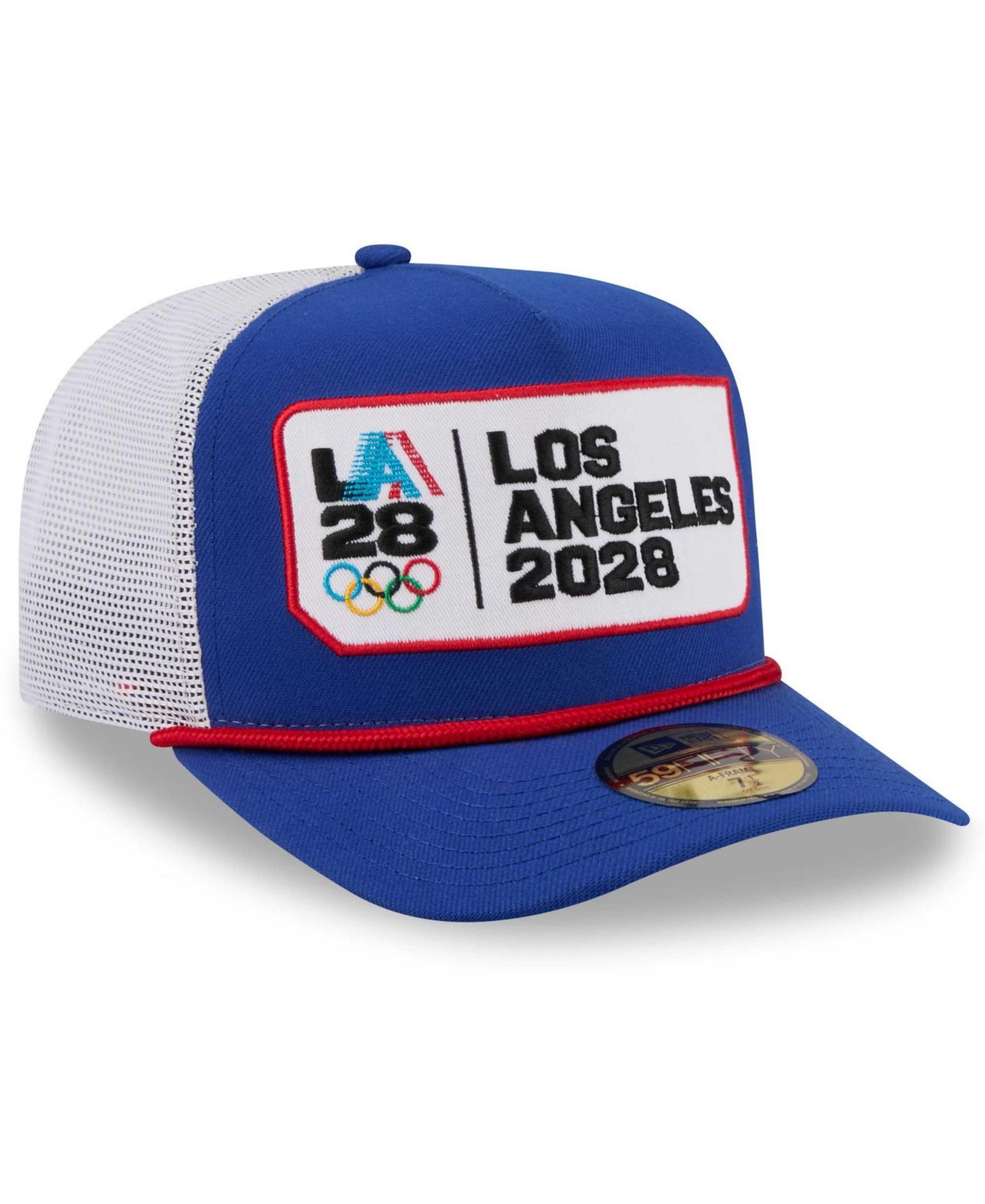 Мужская кепка New Era Royal LA28 Summer Olympics Rope 59FIFTY Fitted Hat — фото 3