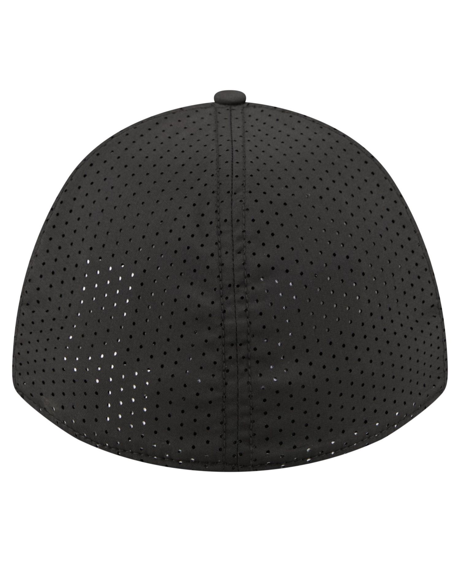 Men's Black Duke Blue Devils 39THIRTY M-Crown Stretch Hat