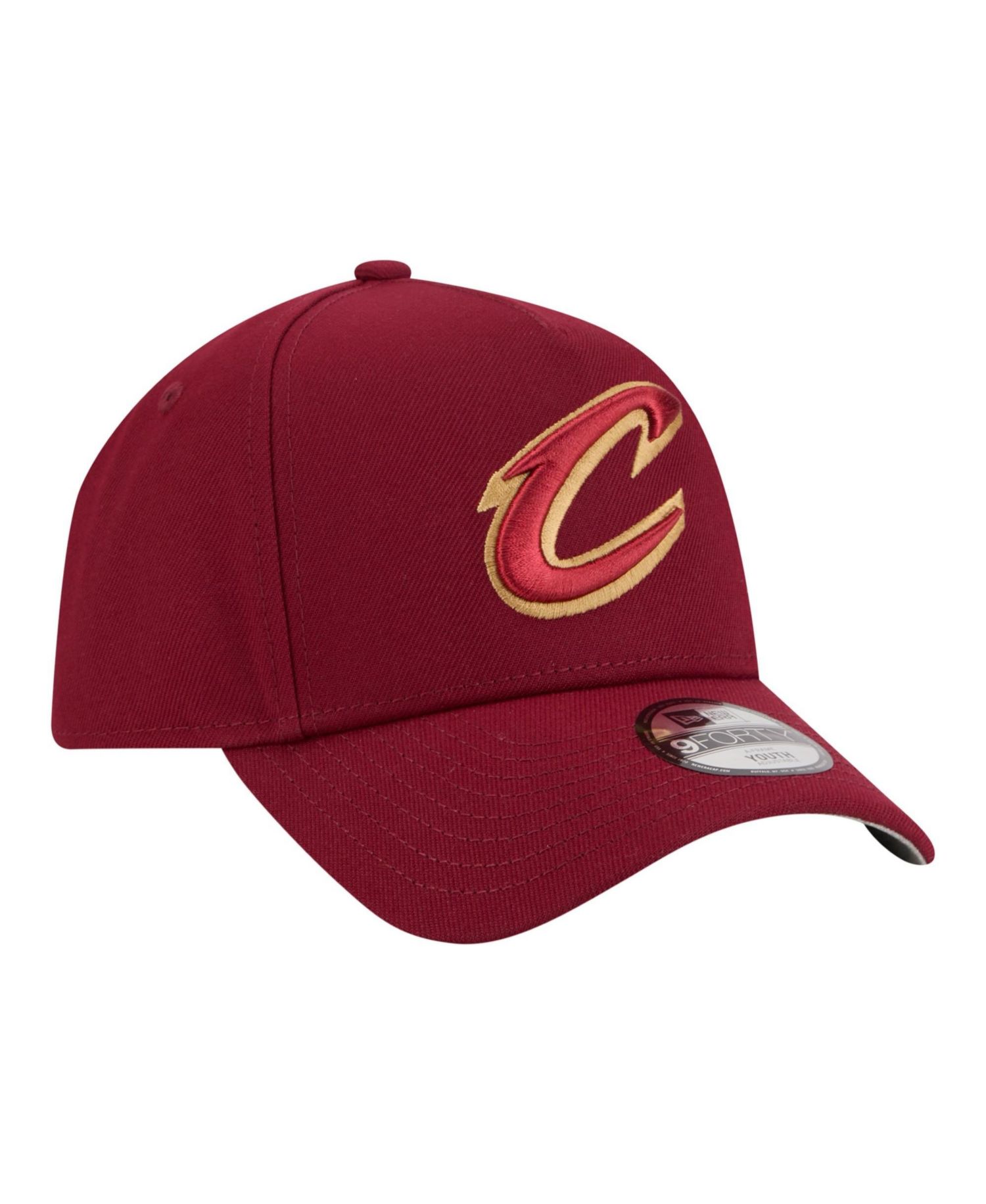 Big Boys and Girls Wine Cleveland Cavaliers 9FORTY A-Frame Adjustable Hat