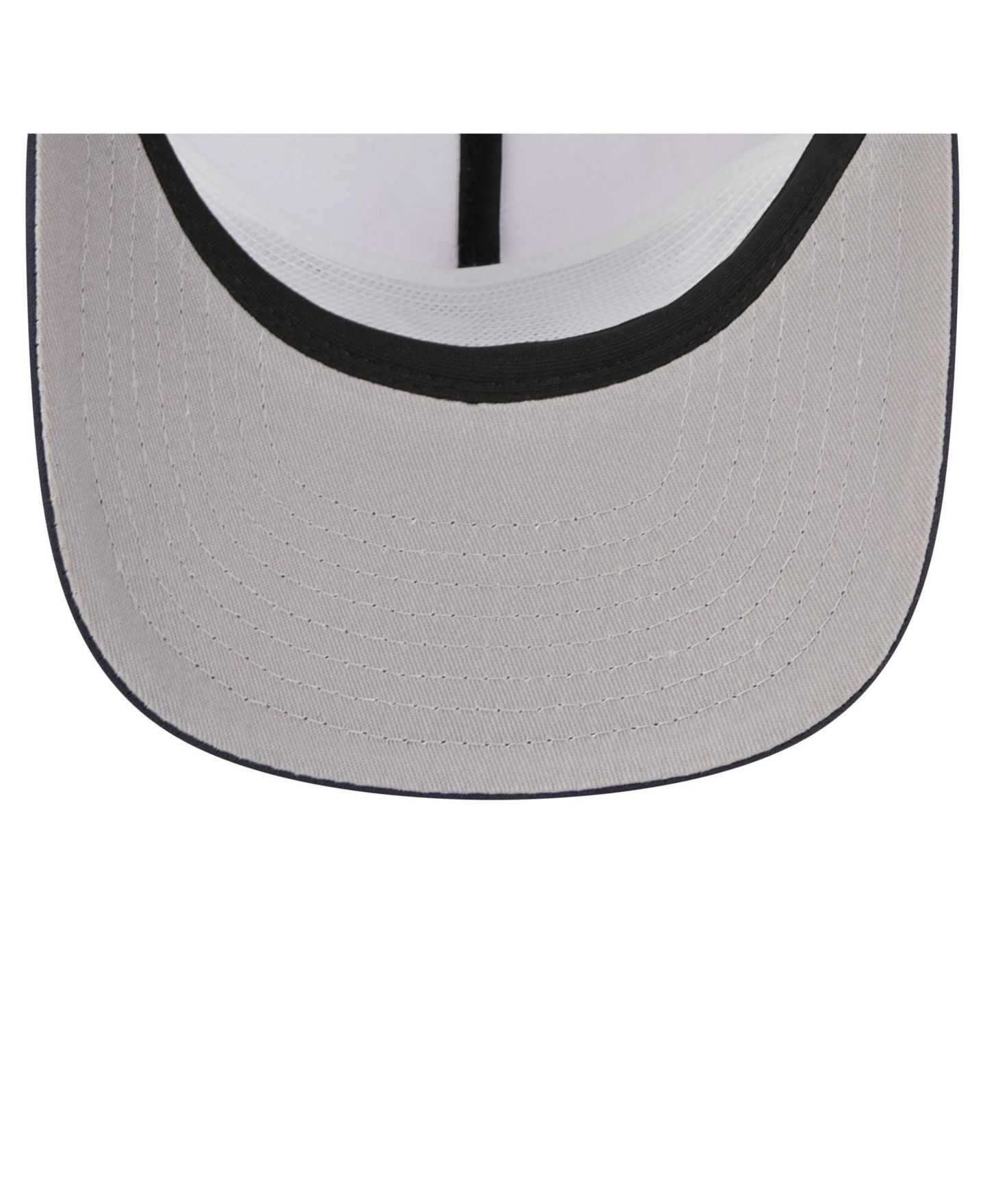 Мужская кепка New Era White/Navy New York Yankees Retro Cut 19TWENTY Adjustable Trucker Hat — фото 5