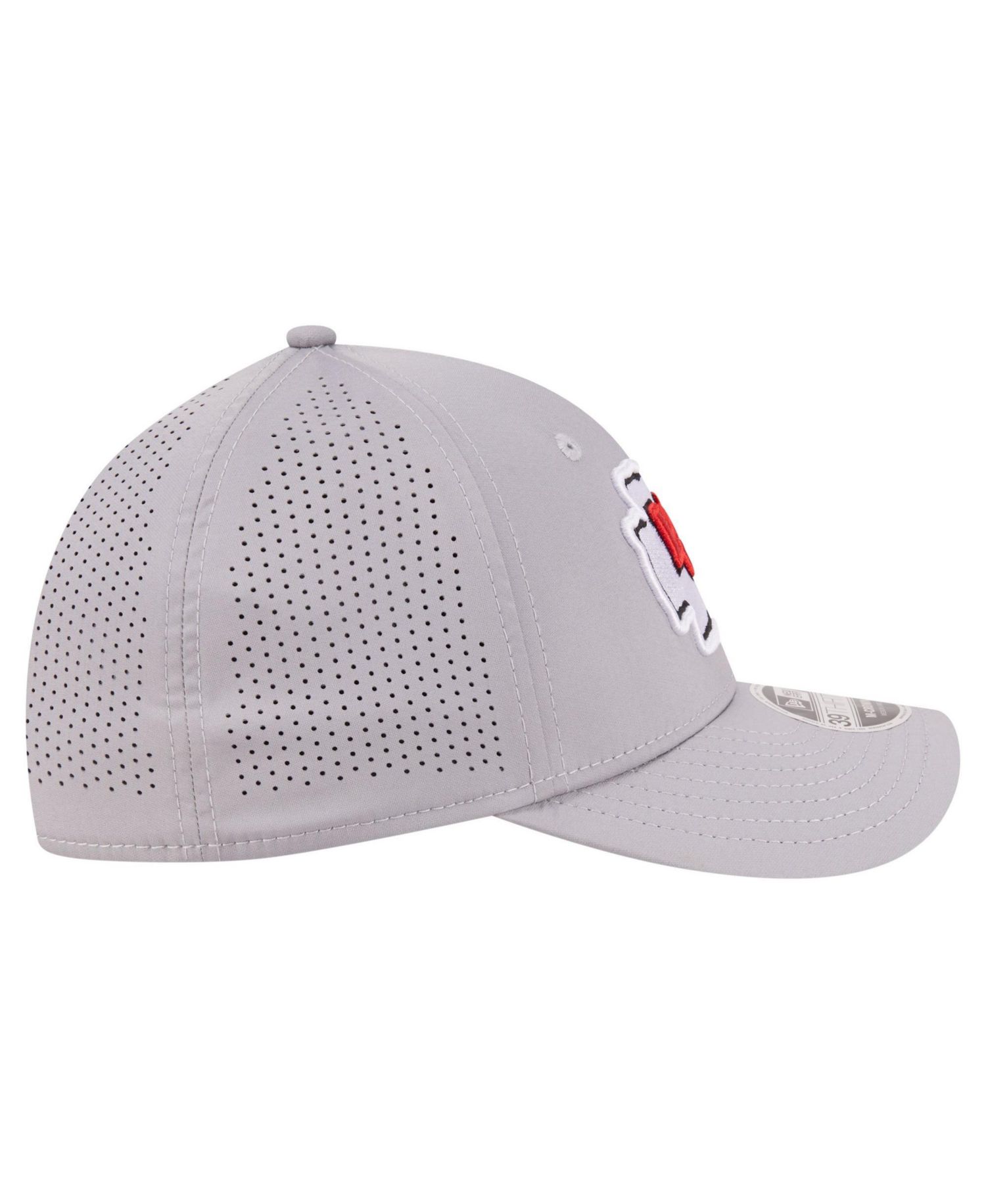 Men's Gray Kansas City Chiefs 39THIRTY M-Crown Stretch Hat