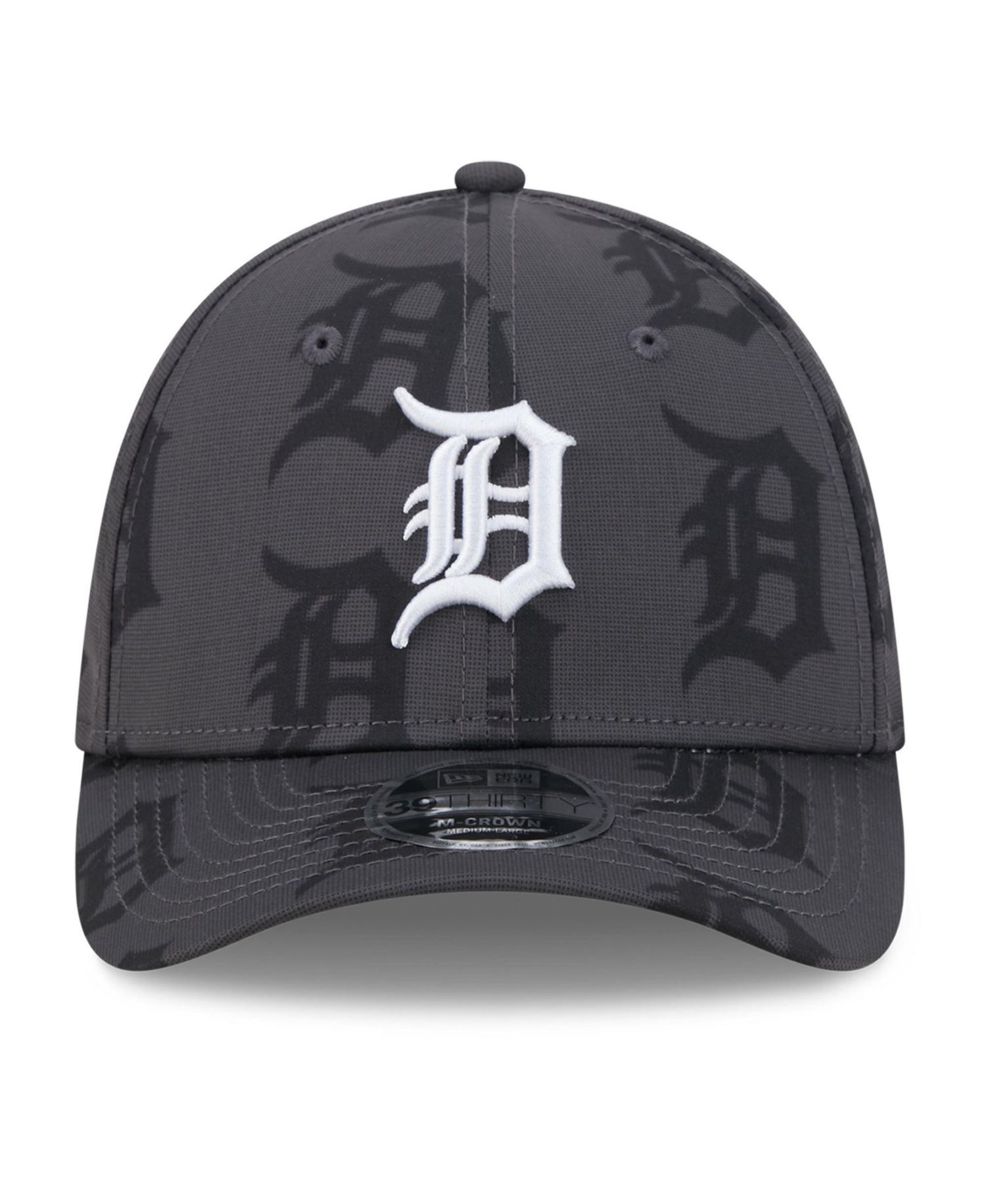 Men's Gray Detroit Tigers Halftone 39THIRTY Flex Hat