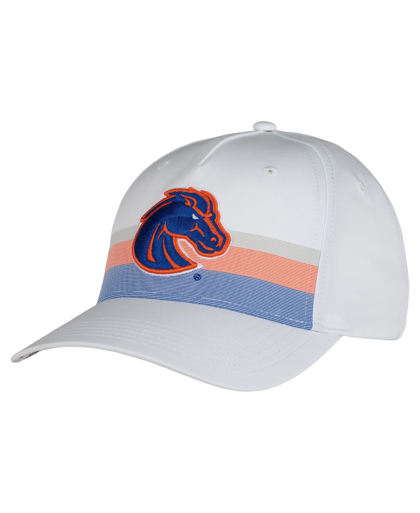 Кепка Ahead White Boise State Broncos The Sideline Adjustable Hat — фото 3