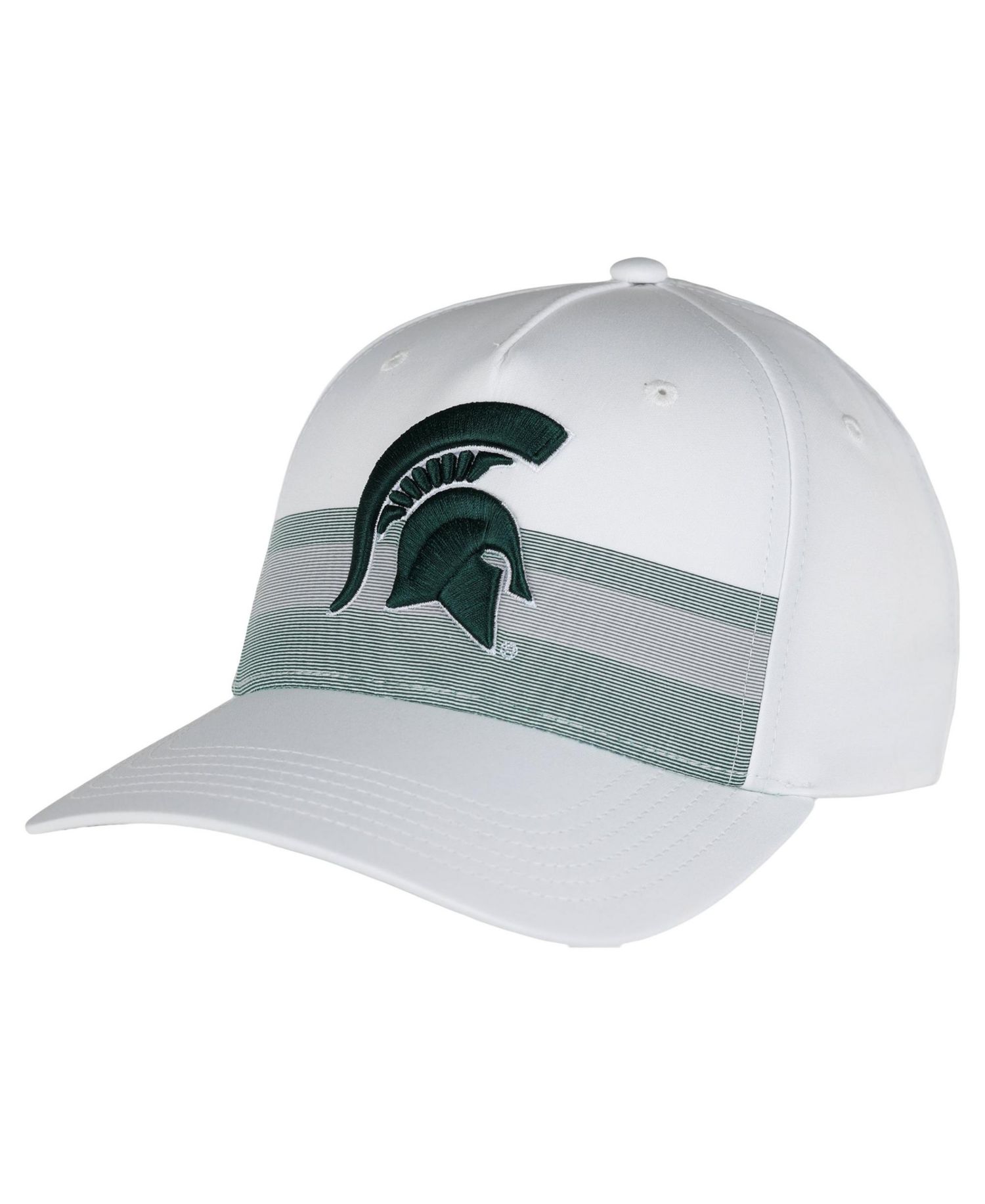 Men's and Women's White Michigan State Spartans The Sideline Adjustable Hat