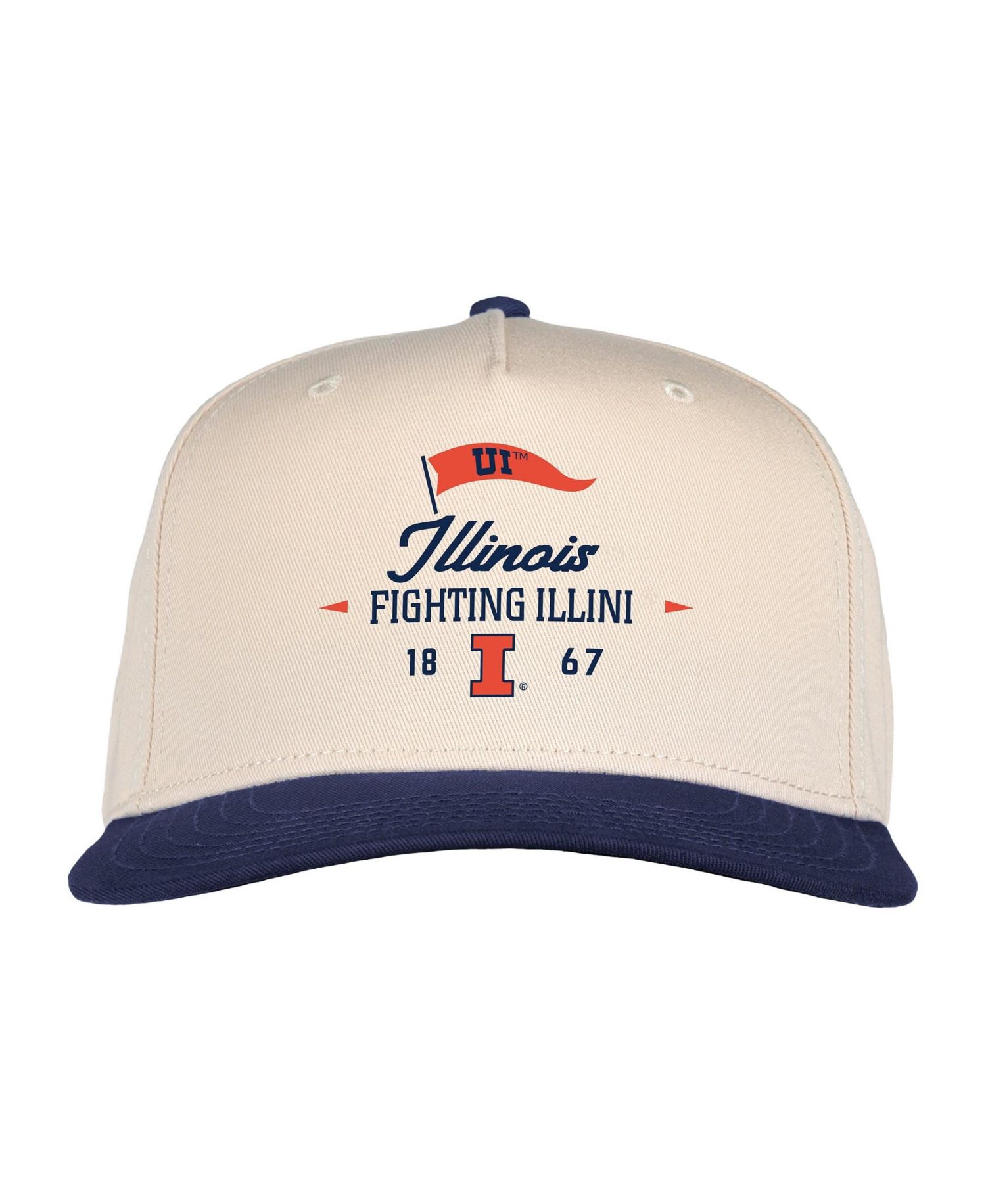 Men's and Women's Cream Illinois Fighting Illini The 1995 Adjustable Hat