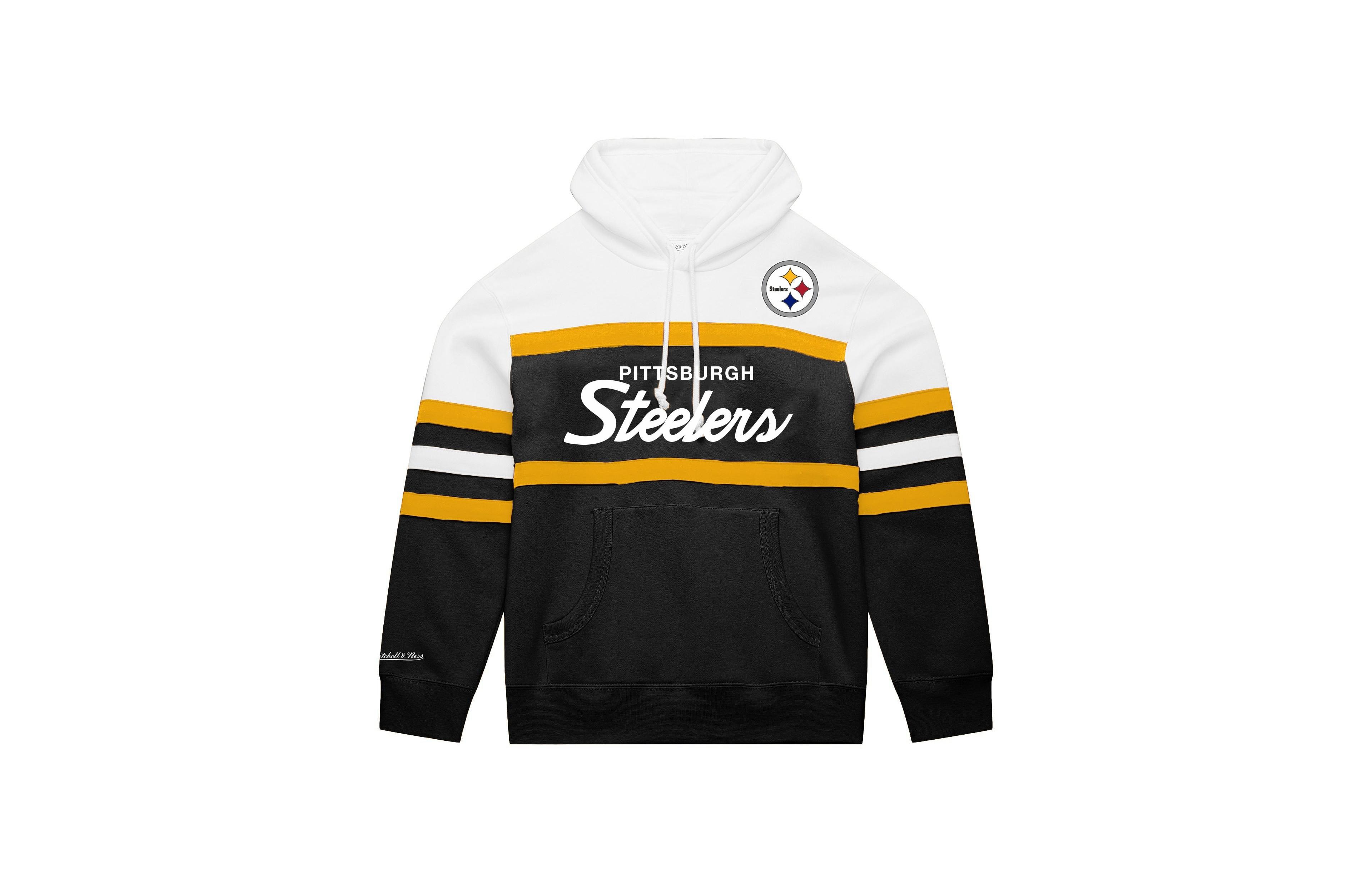 Mitchell & Ness Men's Big & Tall Pittsburgh Steelers Head Coach Graphic Hoodie
