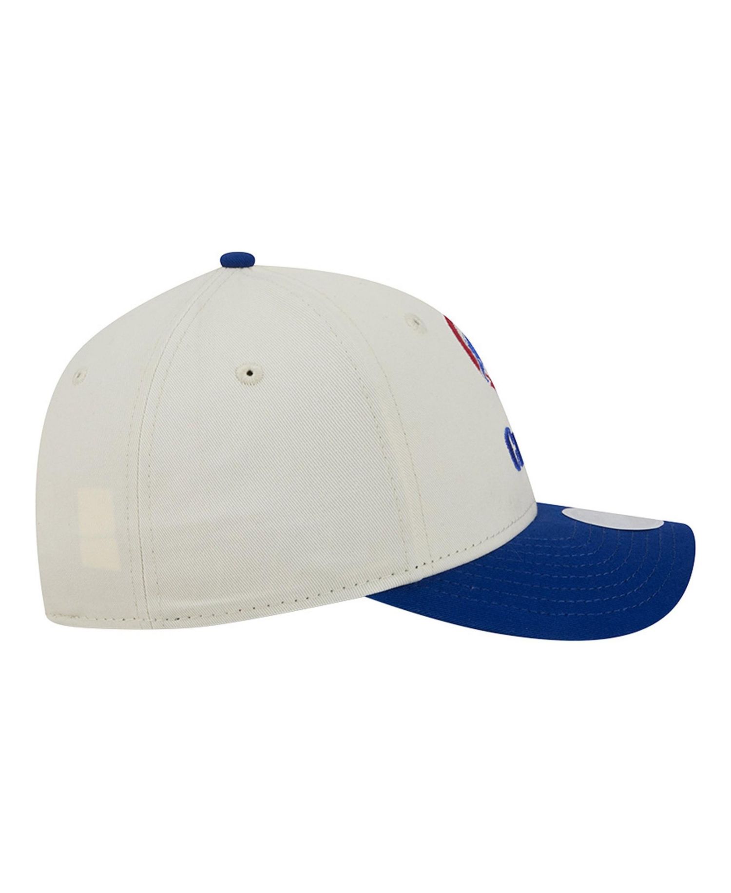 Women's Cream/Royal Chicago Cubs Primary 9FORTY M-Crown Adjustable Hat