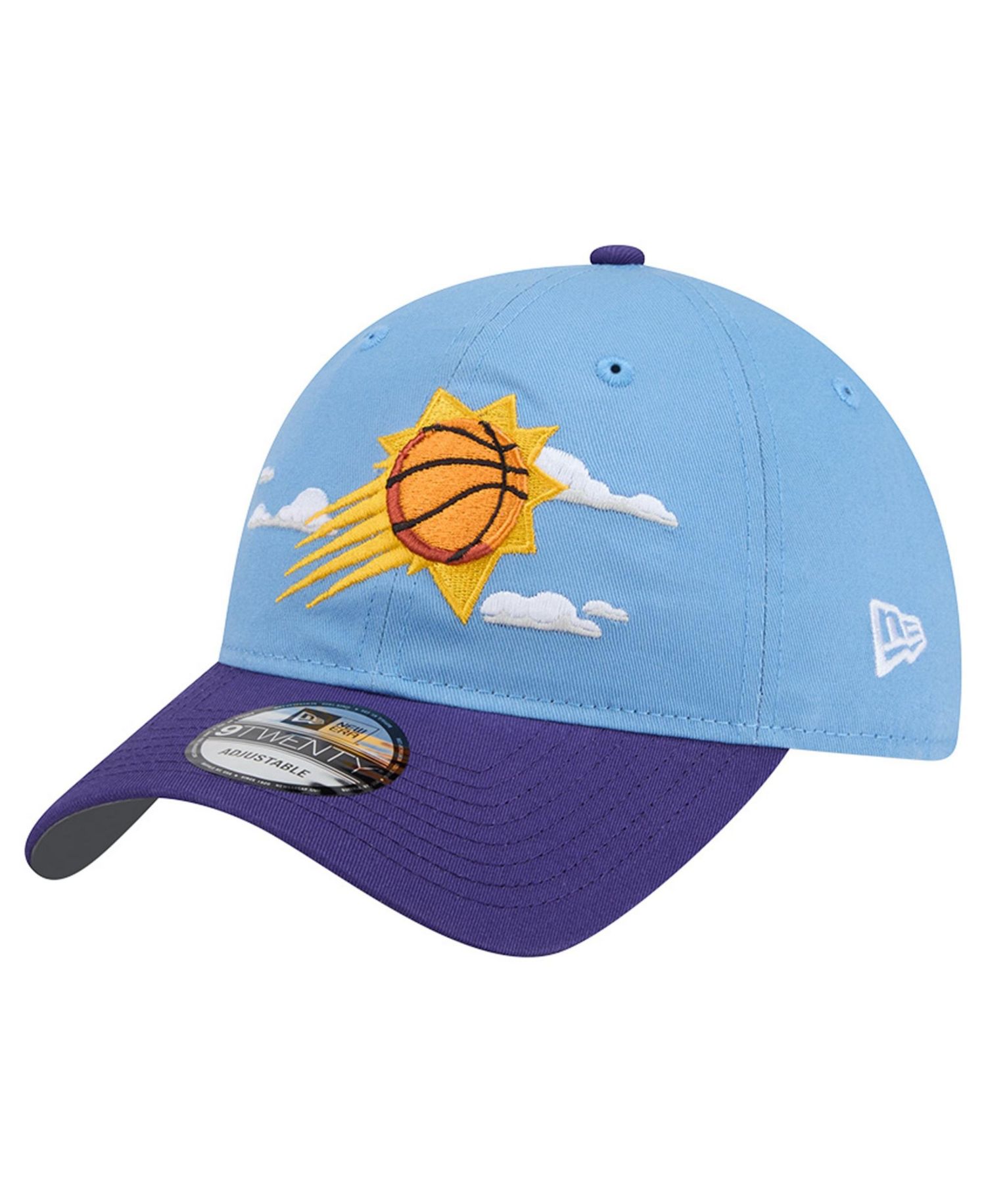 Men's Powder Blue Phoenix Suns Clouds 9TWENTY Adjustable Hat