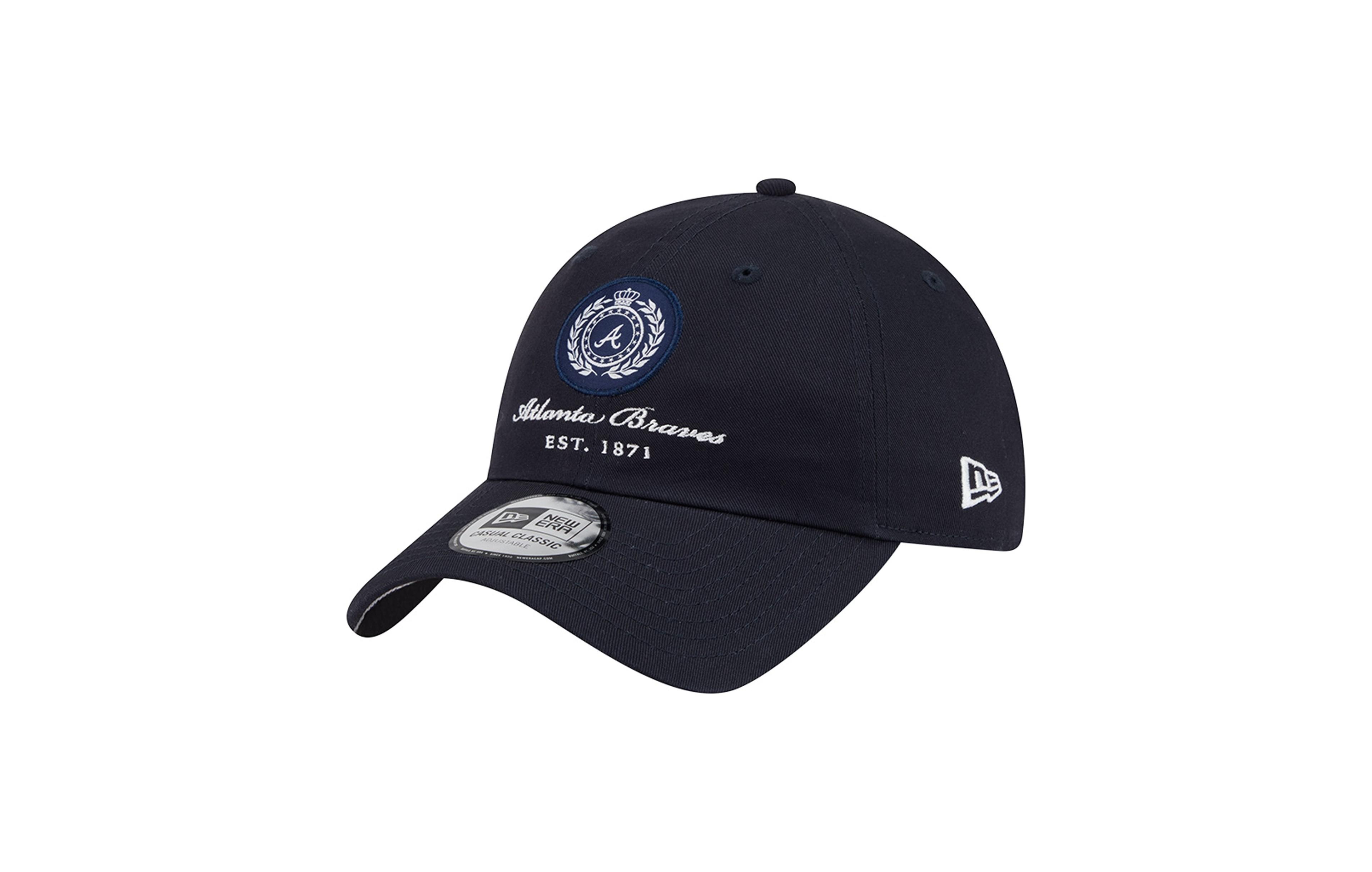 New Era Women's Atlanta Braves Casual Classic Script Patch Baseball Cap