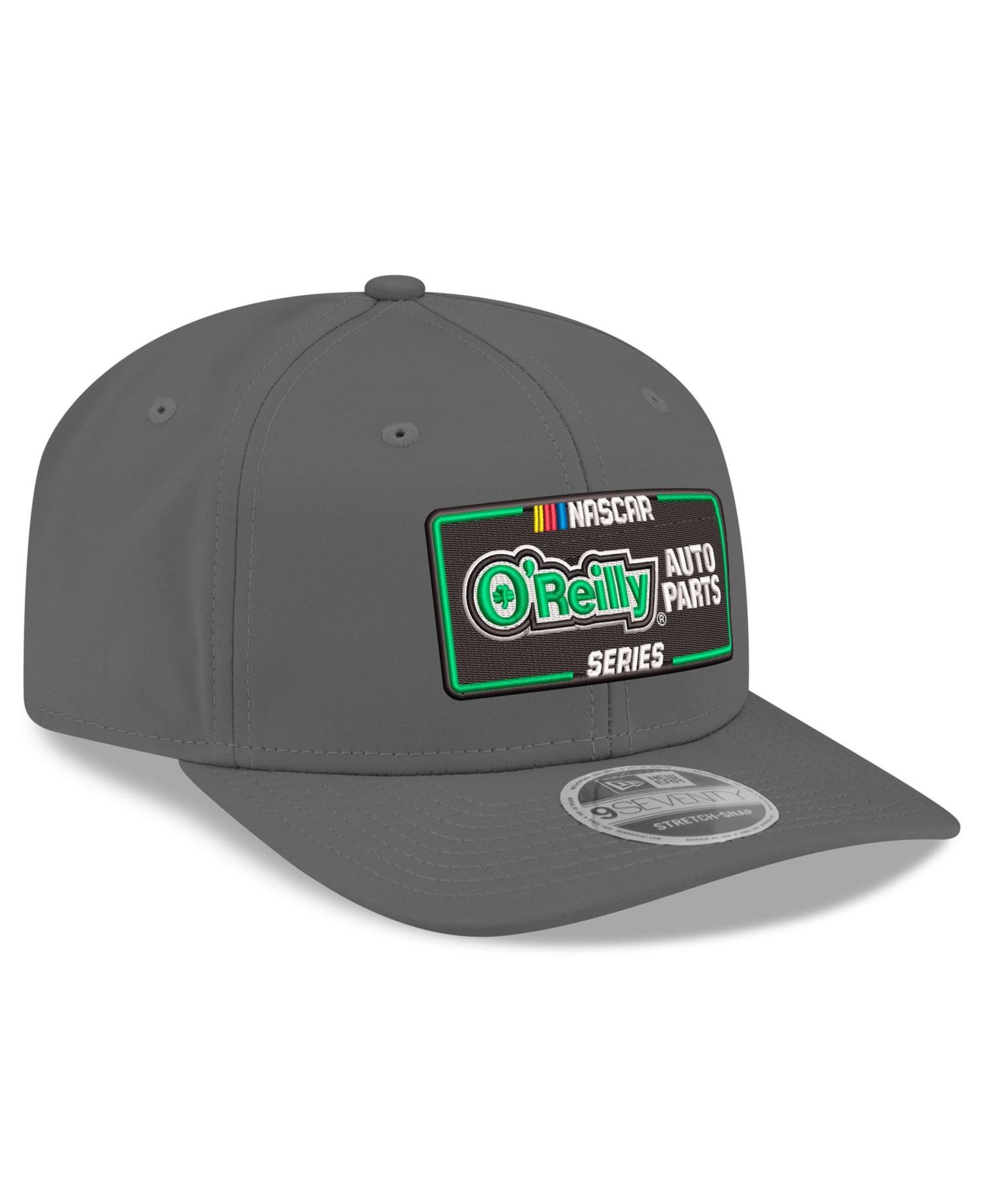 Men's Charcoal NASCAR O'Reilly Auto Parts Series 9SEVENTY Stretch-Snap Hat