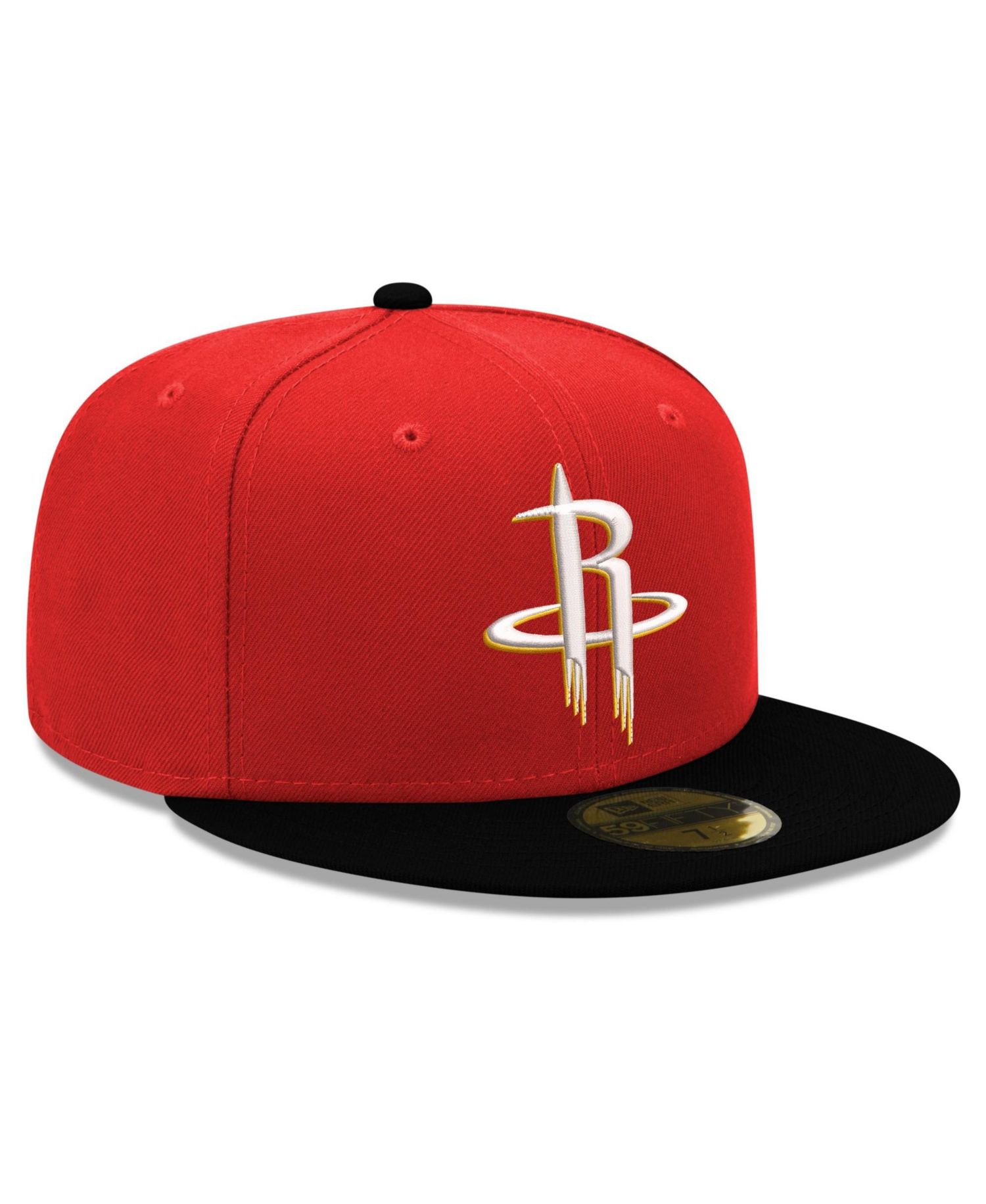 Men's Red/Black Houston Rockets 59FIFTY Fitted Hat