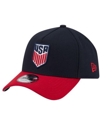 Men's Navy/Red USMNT A-Frame 9FORTY Adjustable Hat