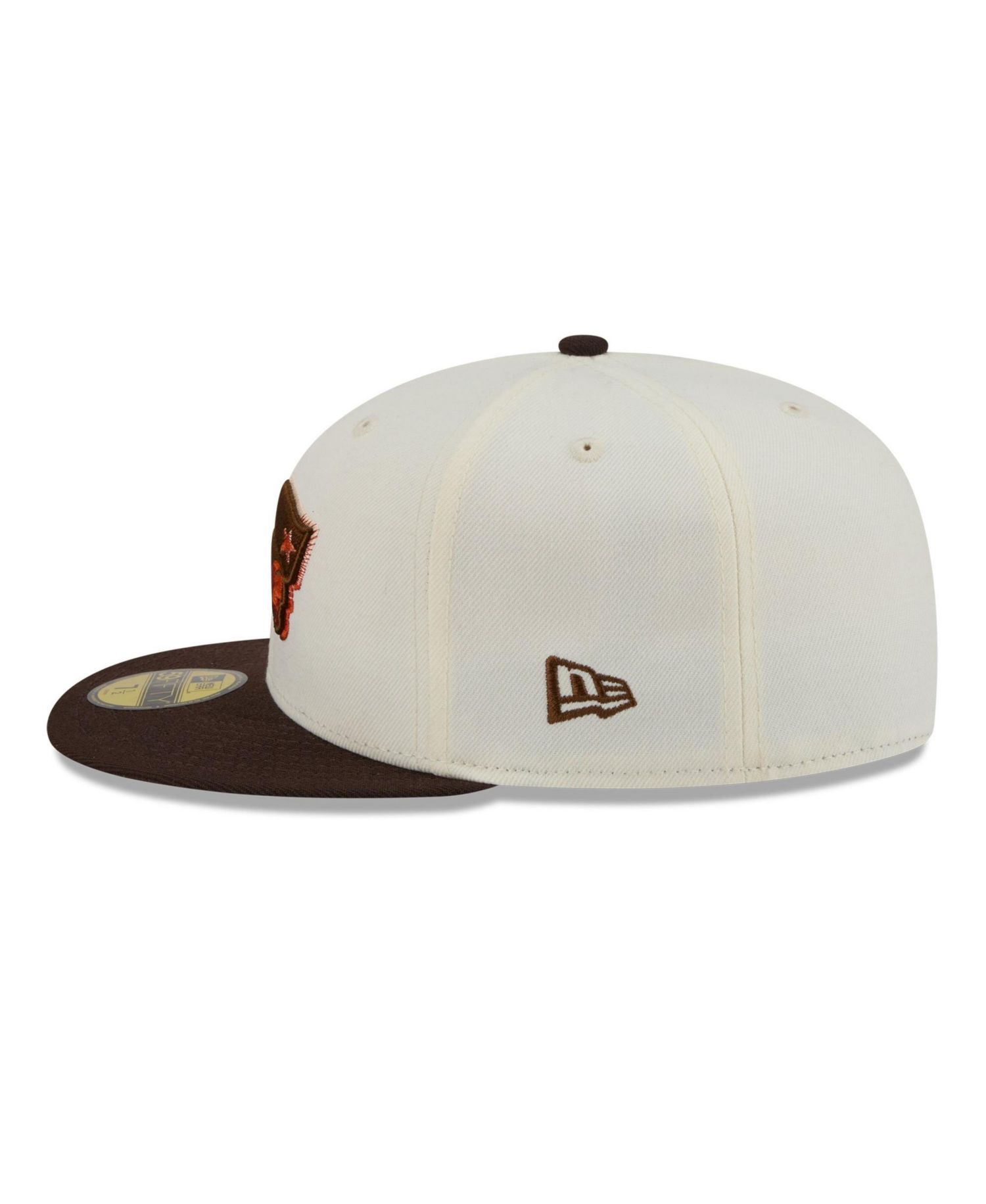 Men's Cream/Brown New England Patriots Pumpkin Spice 59FIFTY Fitted Hat