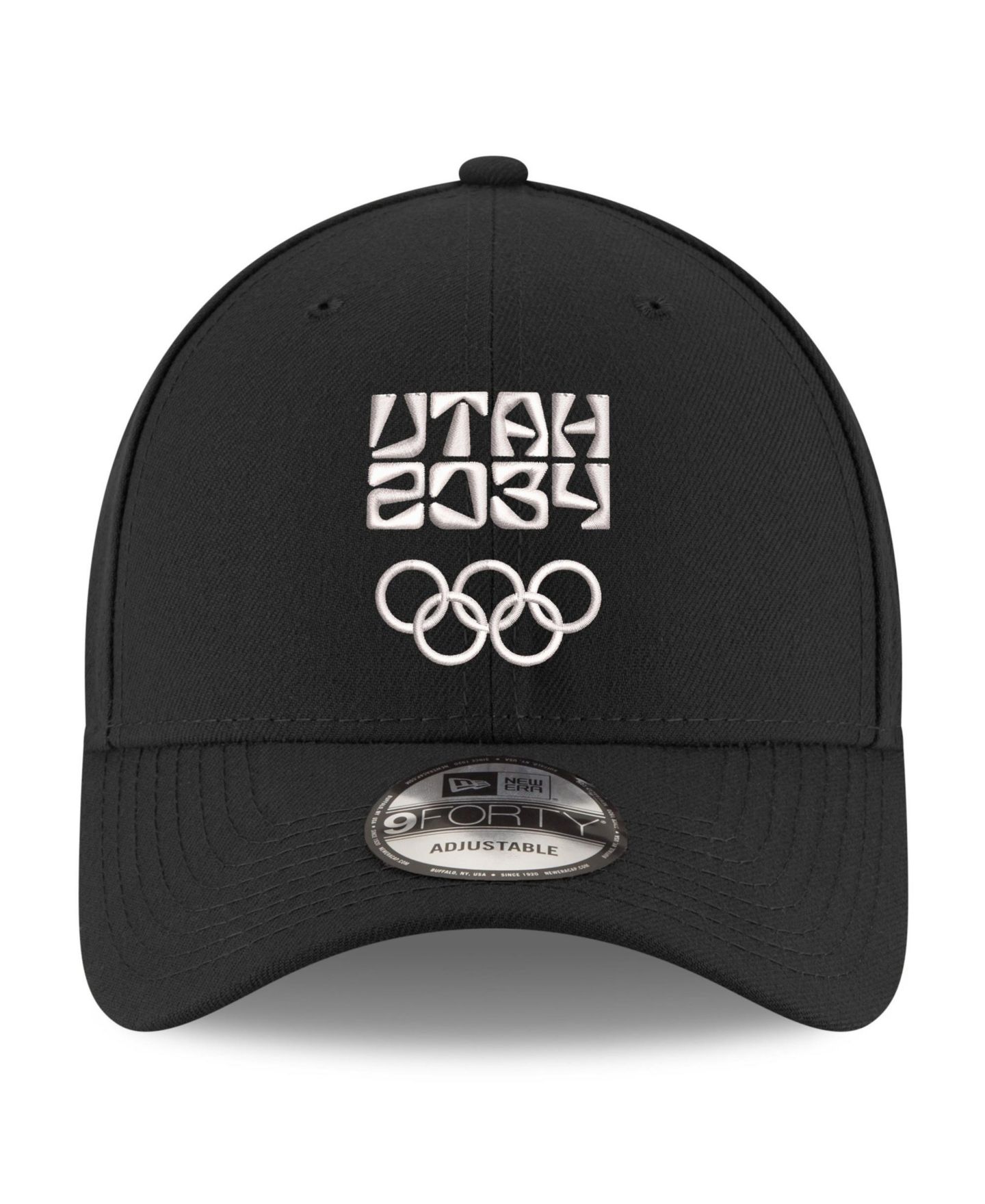 Мужская кепка New Era Black Utah 2034 9FORTY Adjustable Hat — фото 2