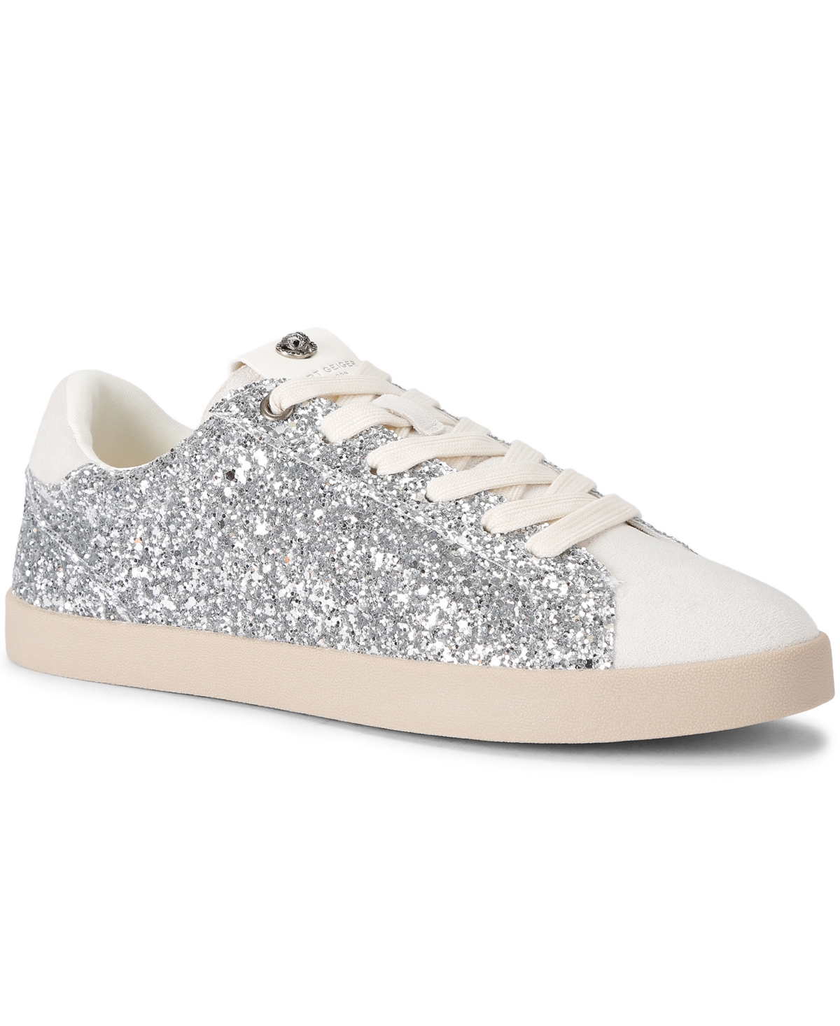 Kurt Geiger London Women's Britton Glitter Round-Toe Sneakers
