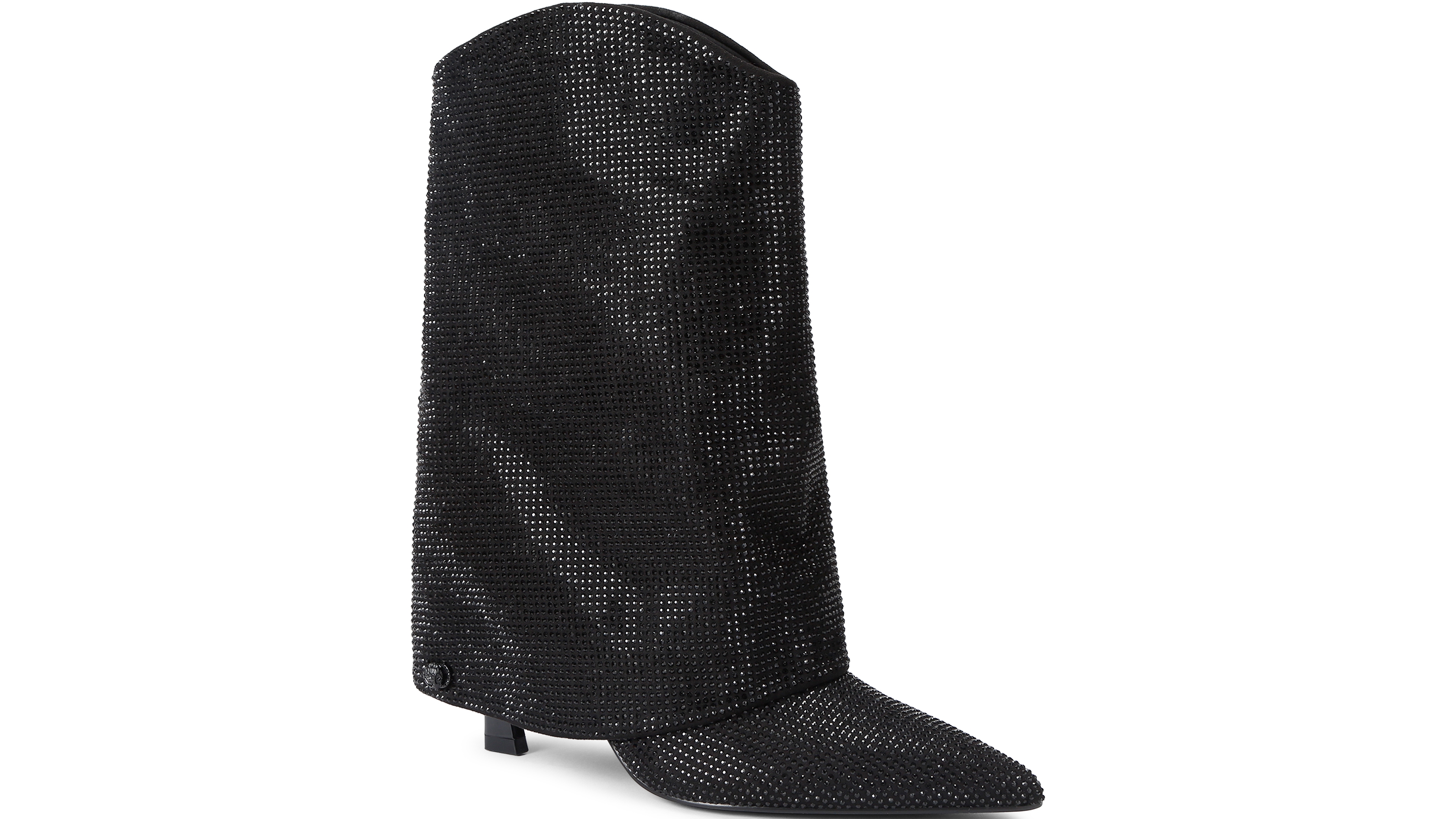 Kurt Geiger London Women's Annabel Kitten Heel Pointed Toe Gaiter Boots