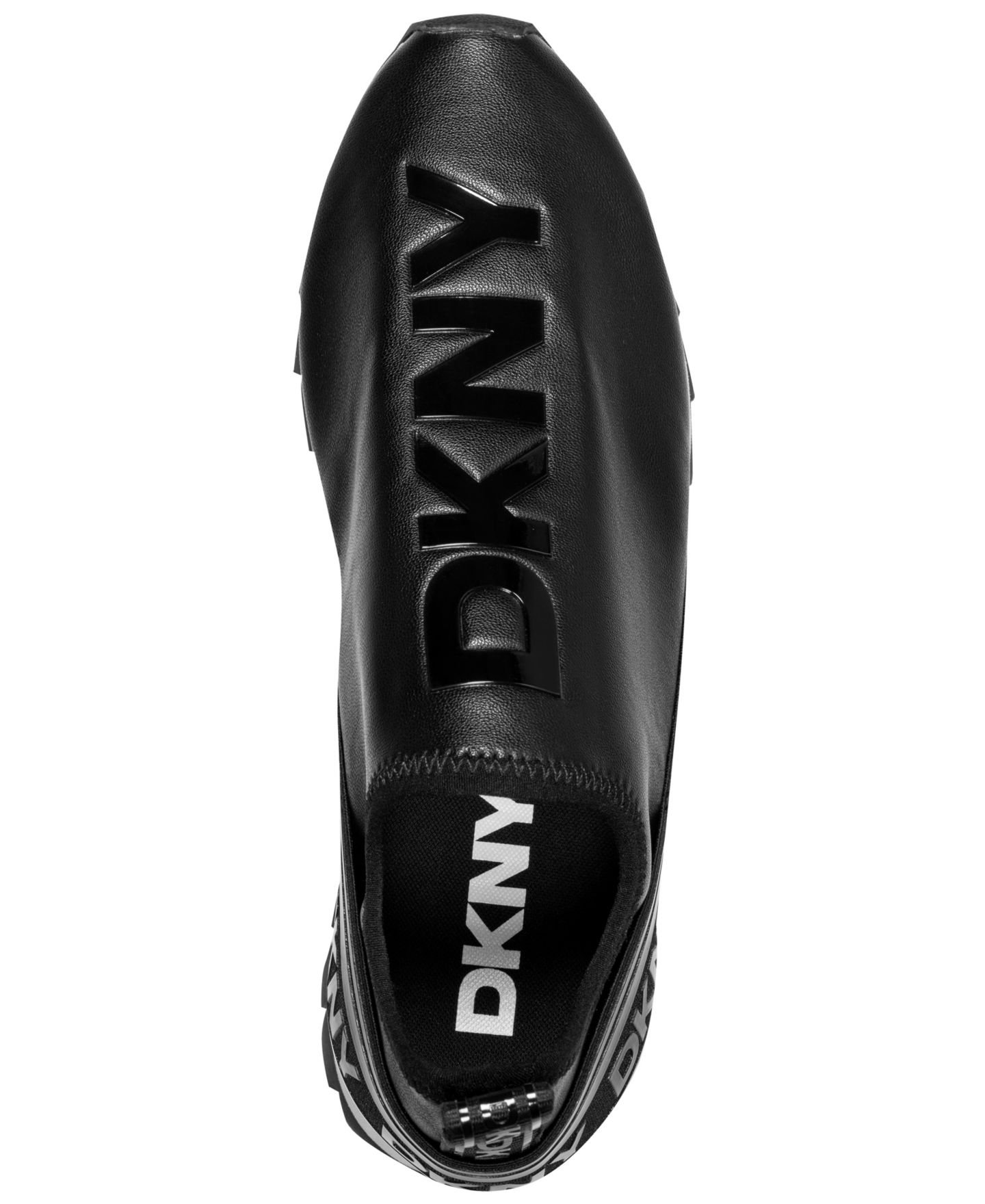 Женские кроссовки DKNY Abbi Slip-On, цвет: Чёрный, вариант 1 — фото 4