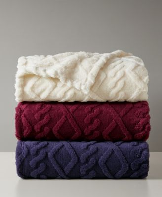 Cozy Cable Throw, 50" x 60"