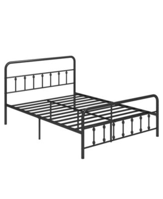 Bed Frame with Headboard and Under Bed Storage Queen Size