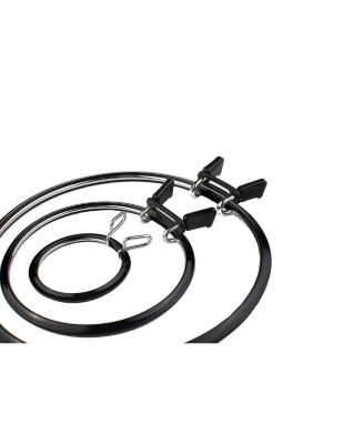 Metal Spring Tension Embroidery Hoop Quick Release Clip for Cross Stitch Crafting
