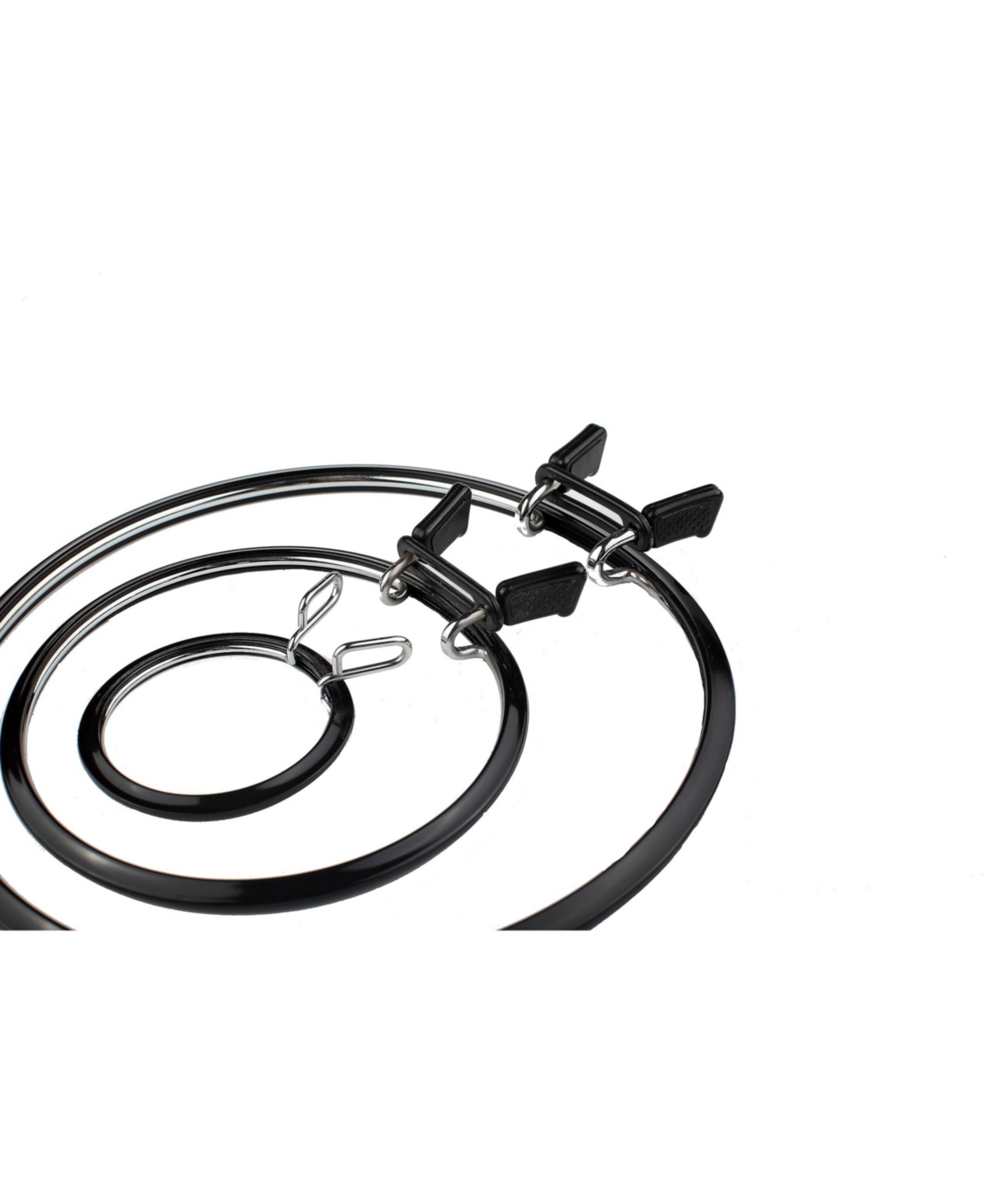 Aeelike Metal Spring Tension Embroidery Hoop Quick Release Clip for Cross Stitch Crafting