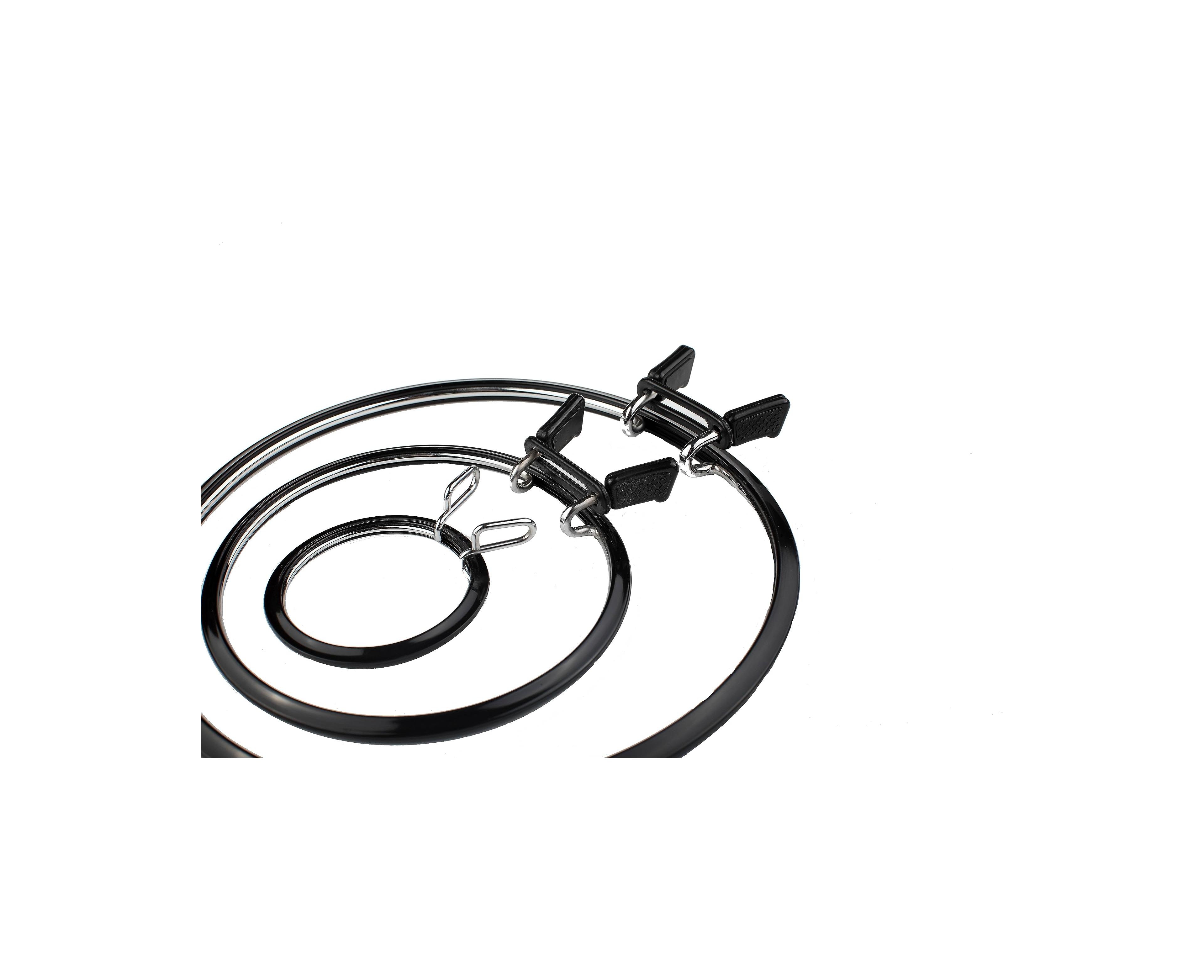 Aeelike Metal Spring Tension Embroidery Hoop Quick Release Clip for Cross Stitch Crafting