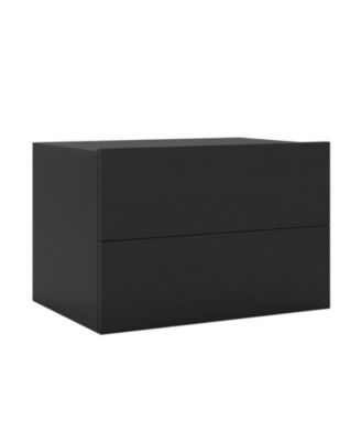 Space-Saving Floating Nightstand for Small Bedrooms
