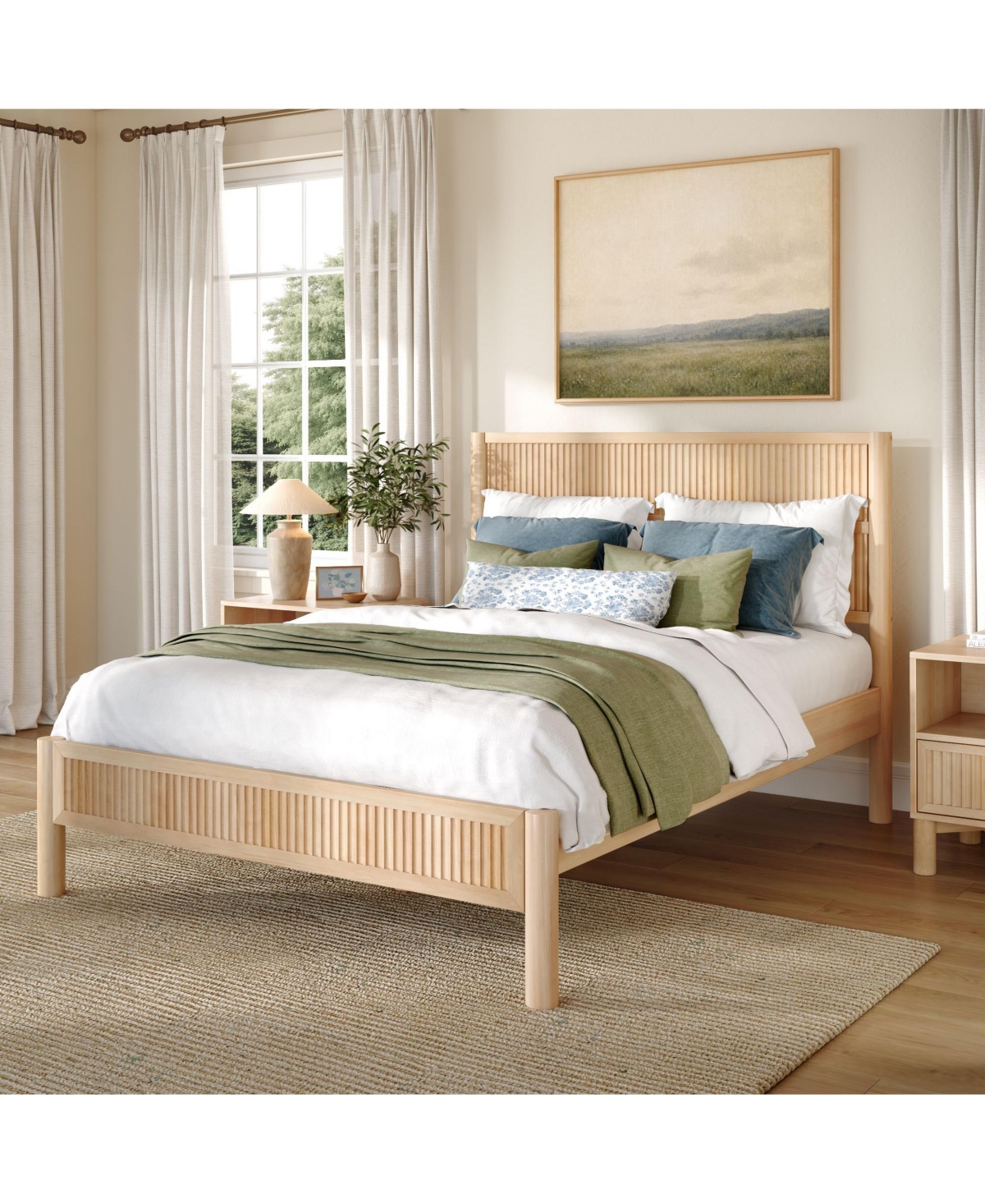 Plank+Beam Sera Fluted Queen Bed