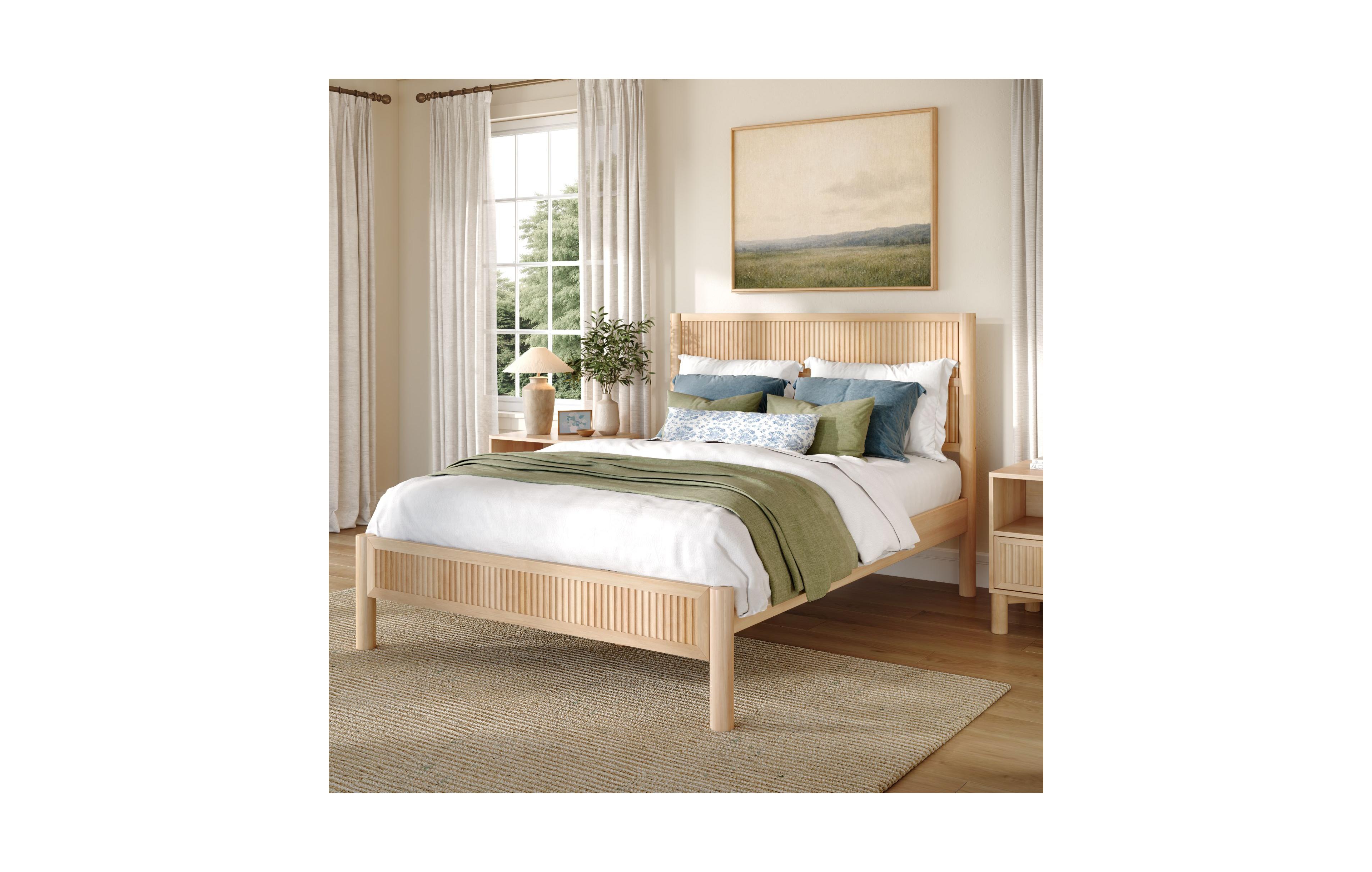 Plank+Beam Sera Fluted Queen Bed