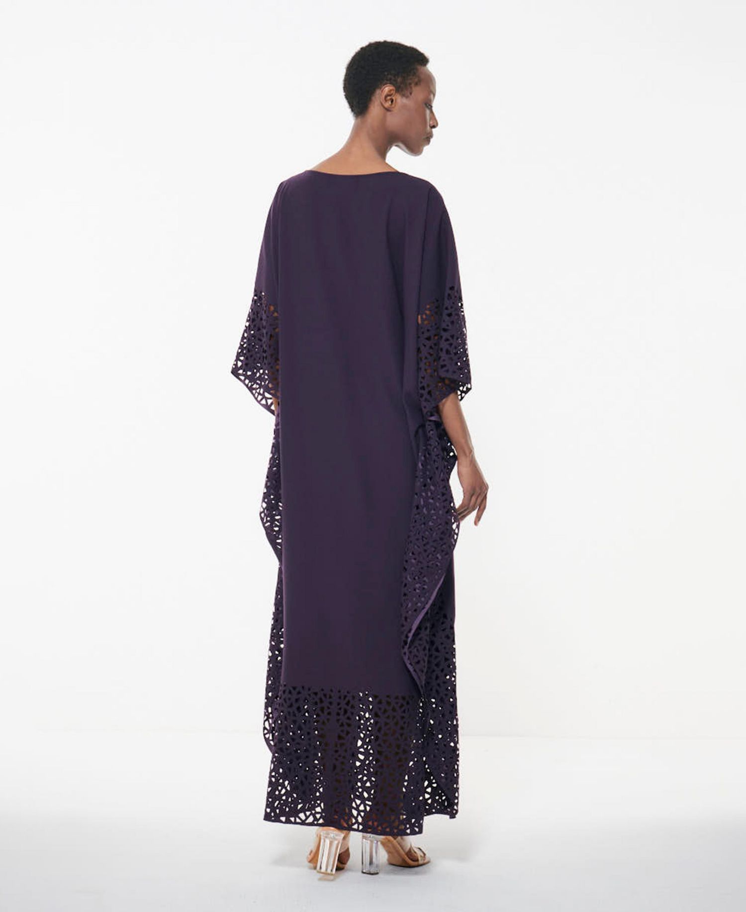 Women's Laser-Cut Loose-Fit Kaftan