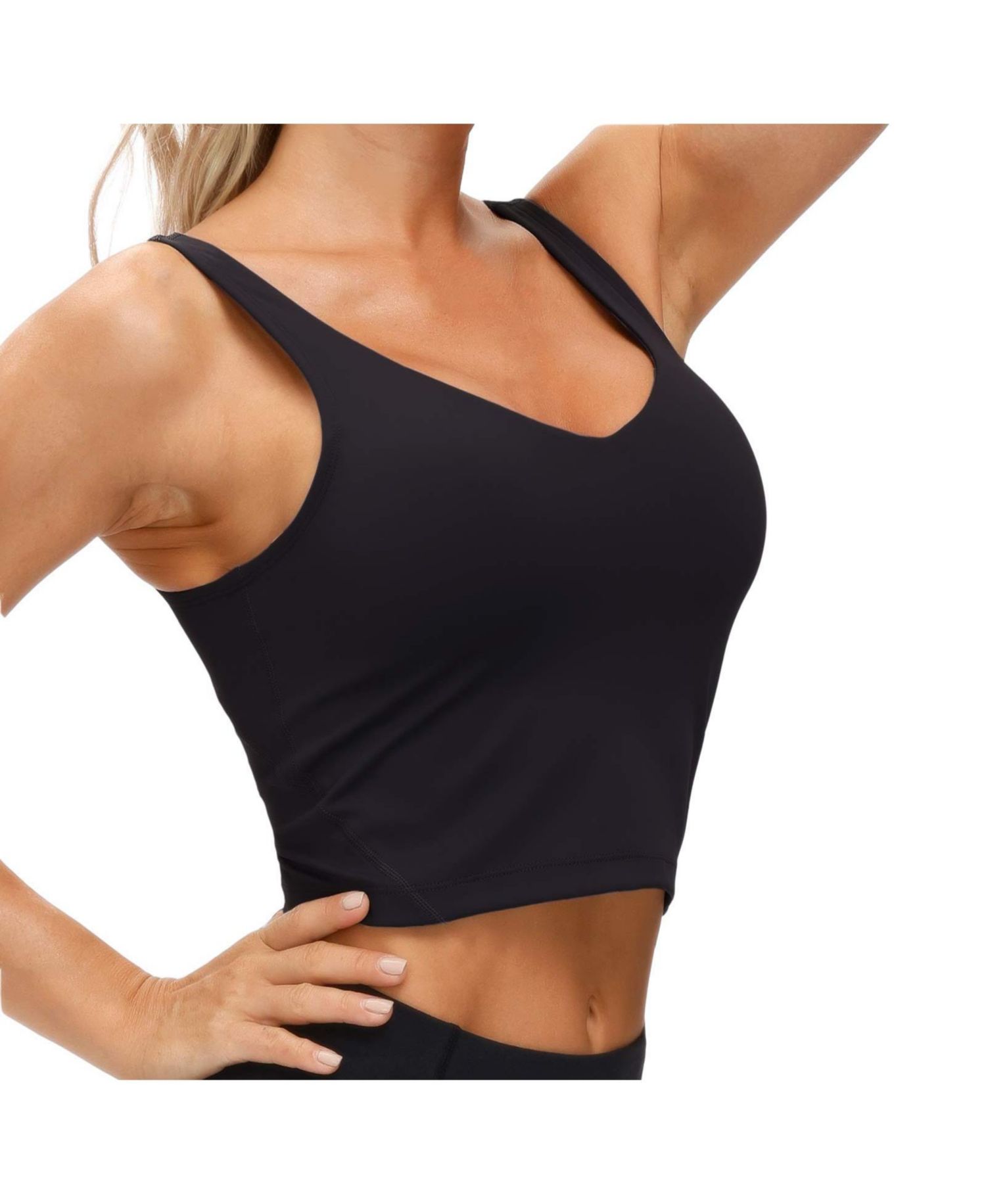 Longline Wirefree Padded Sports Bra