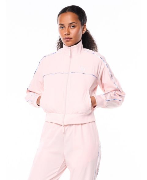 Женская куртка Sergio Tacchini Lioni Full-Zip Cropped Track, цвет: Barely There