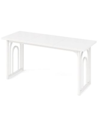 63-Inch Rectangular Farmhouse Dining Table for 6-8