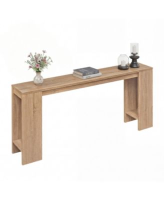 71 Inches Long Console Table with Storage for Hallway