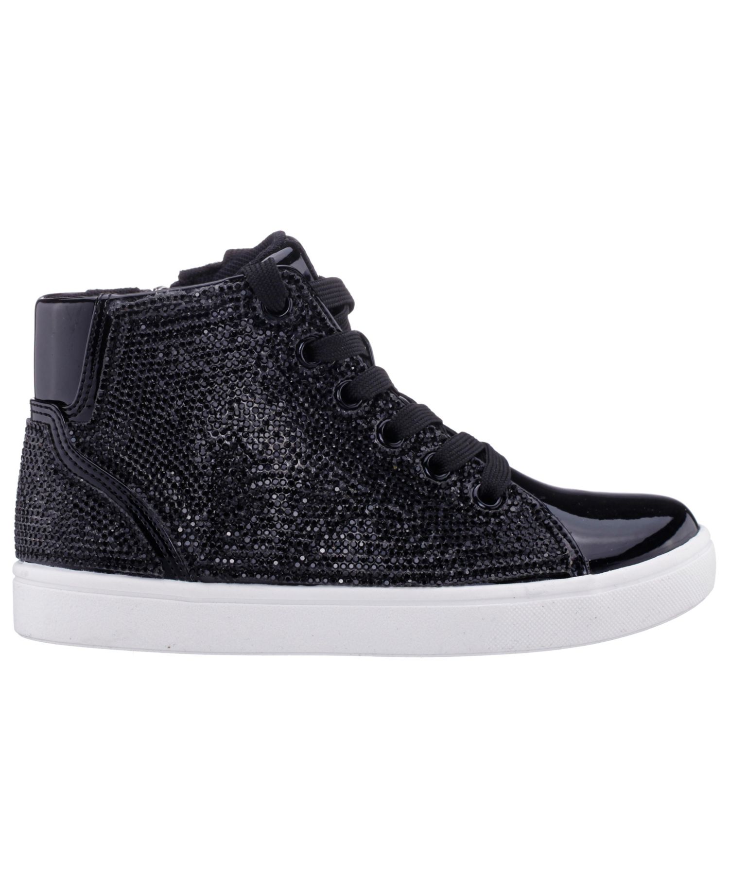 Big Girls' Kula Crystal Accents Non-Slip High-Top Sneakers