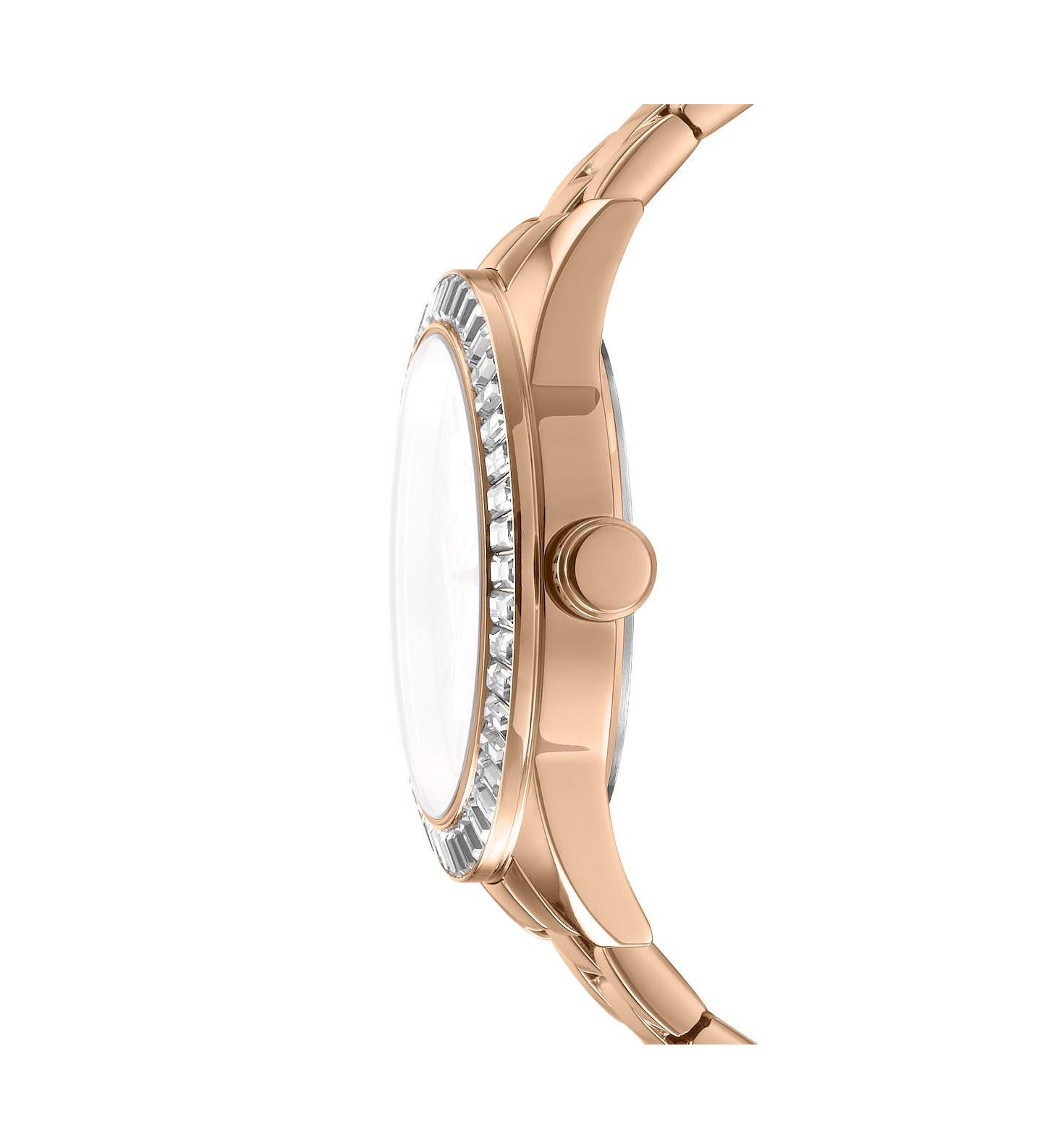 Женские часы DKNY Quartz Nolita Multi Glitz Stainless Steel Bracelet Watch, 40mm, цвет: Розовый — фото 2