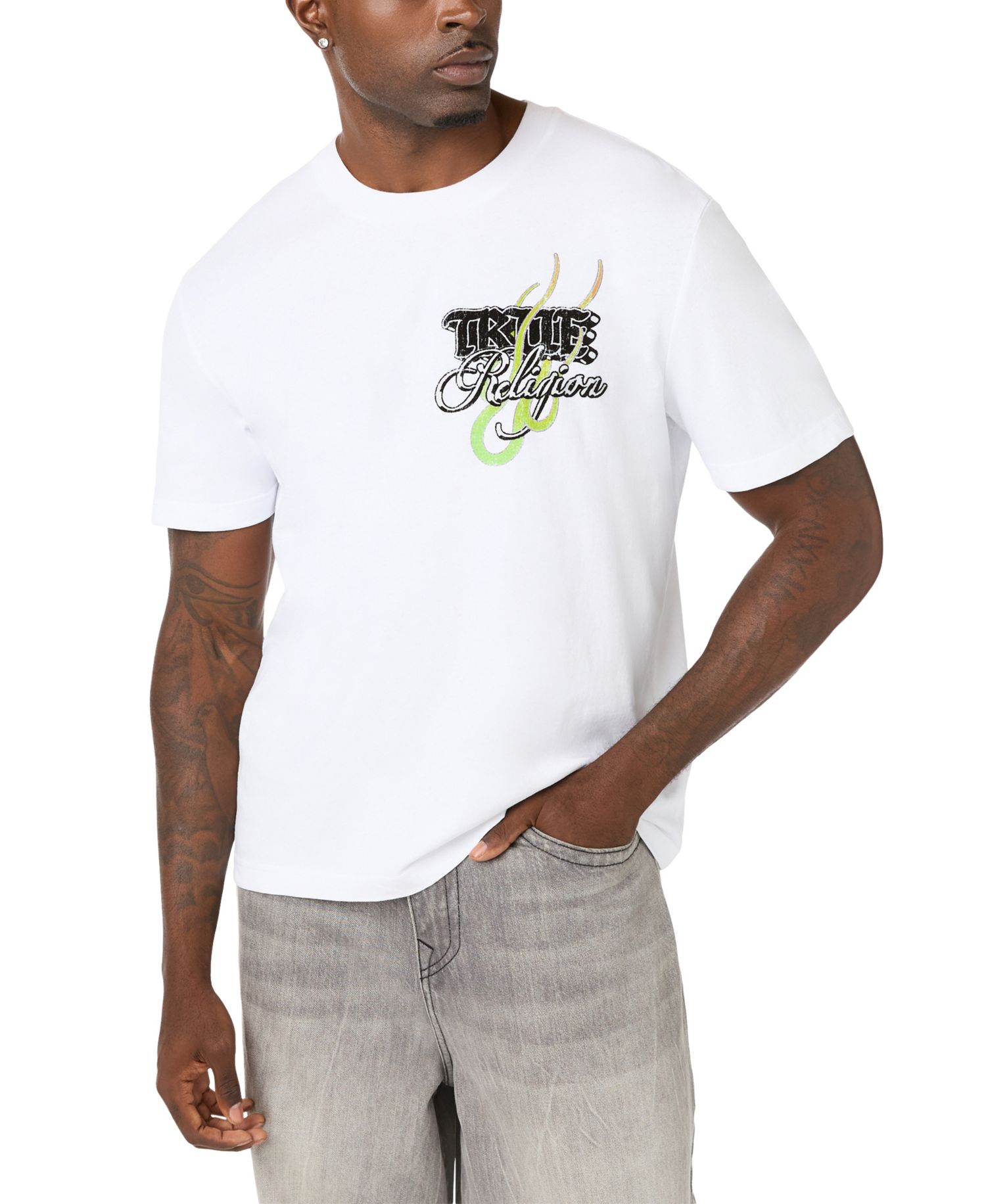 Men's Metal Horseshoe Graphic Regular-Fit T-Shirt