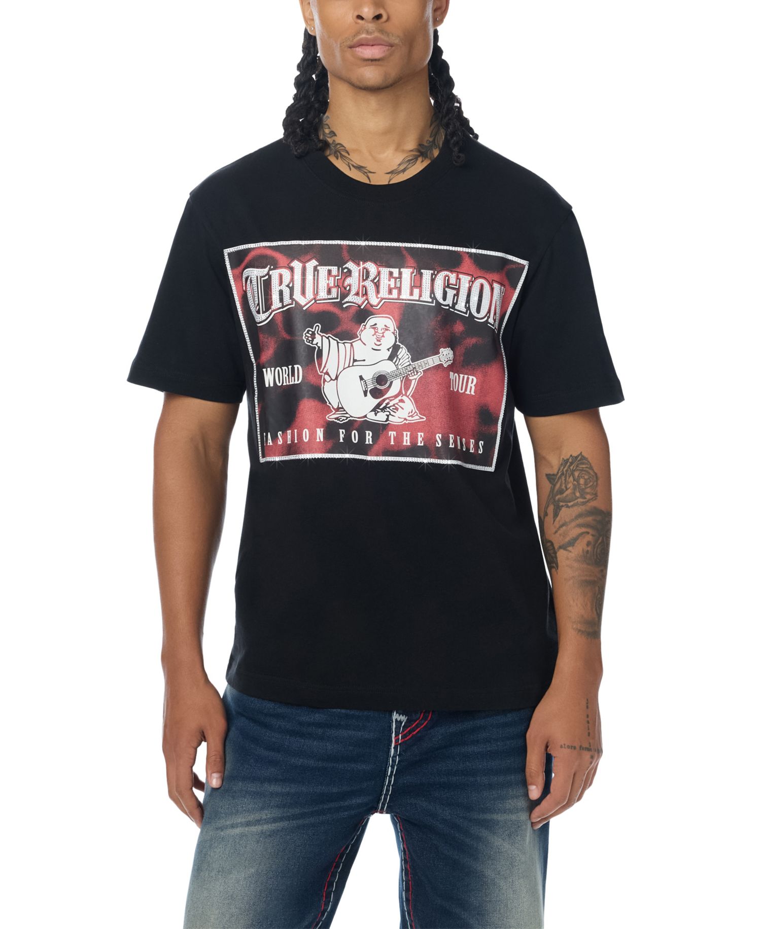 Men's Rhinestone World Tour Tee