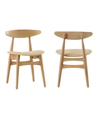 Arne Fabric Cushioned Dining Chair (Set of 2)