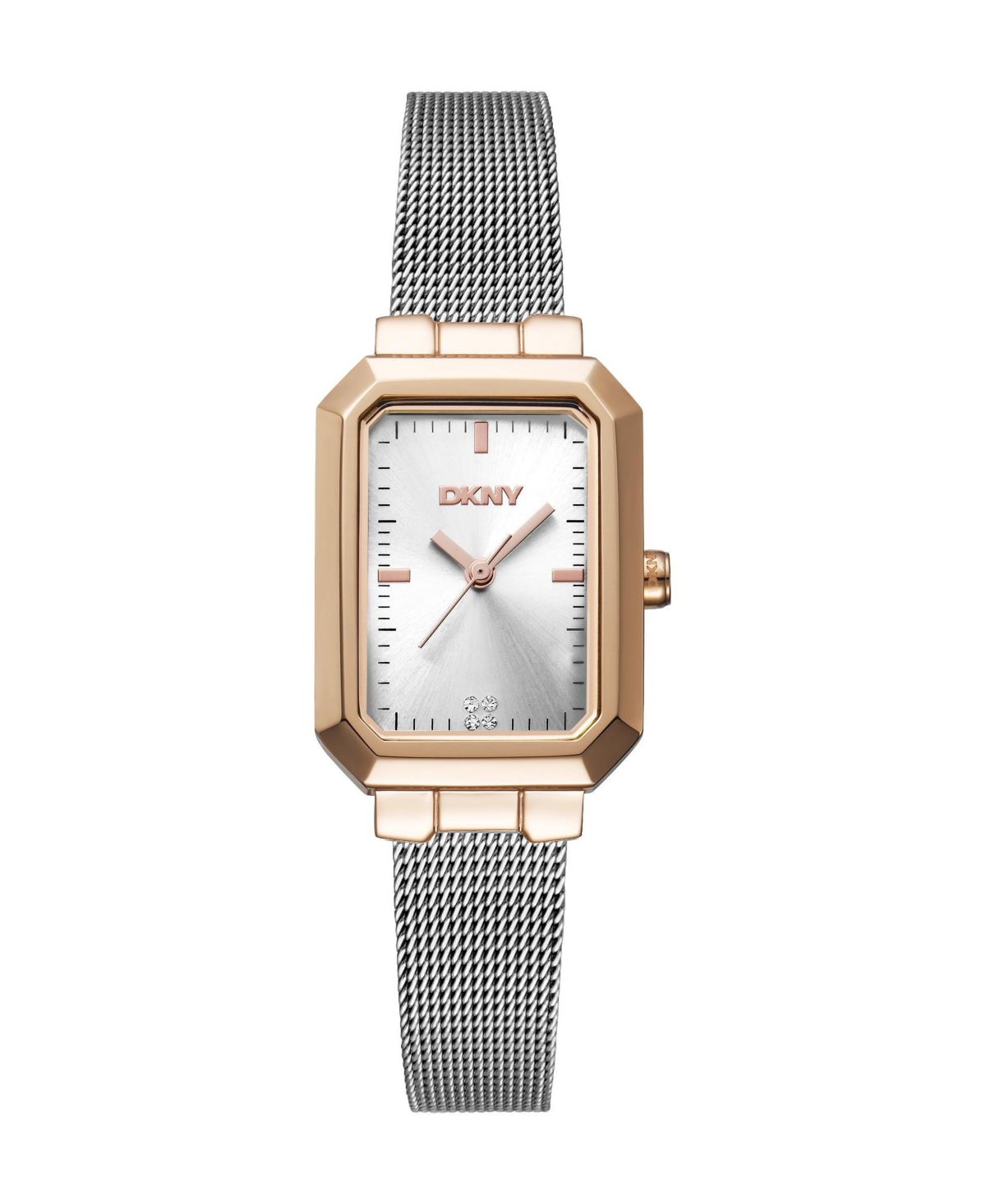 Dkny Women's Everyday Quartz Water-Resistant Stainless Steel Bracelet Watch, 22mm - Rose