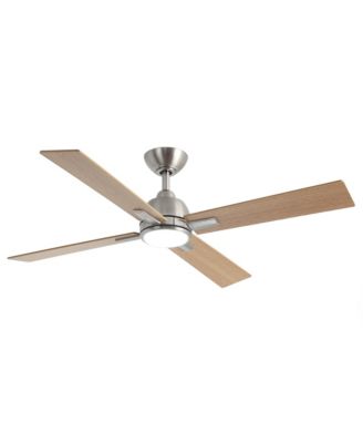 48-inch Plywood Modern Dimmable Ceiling Fan with Light and Remote