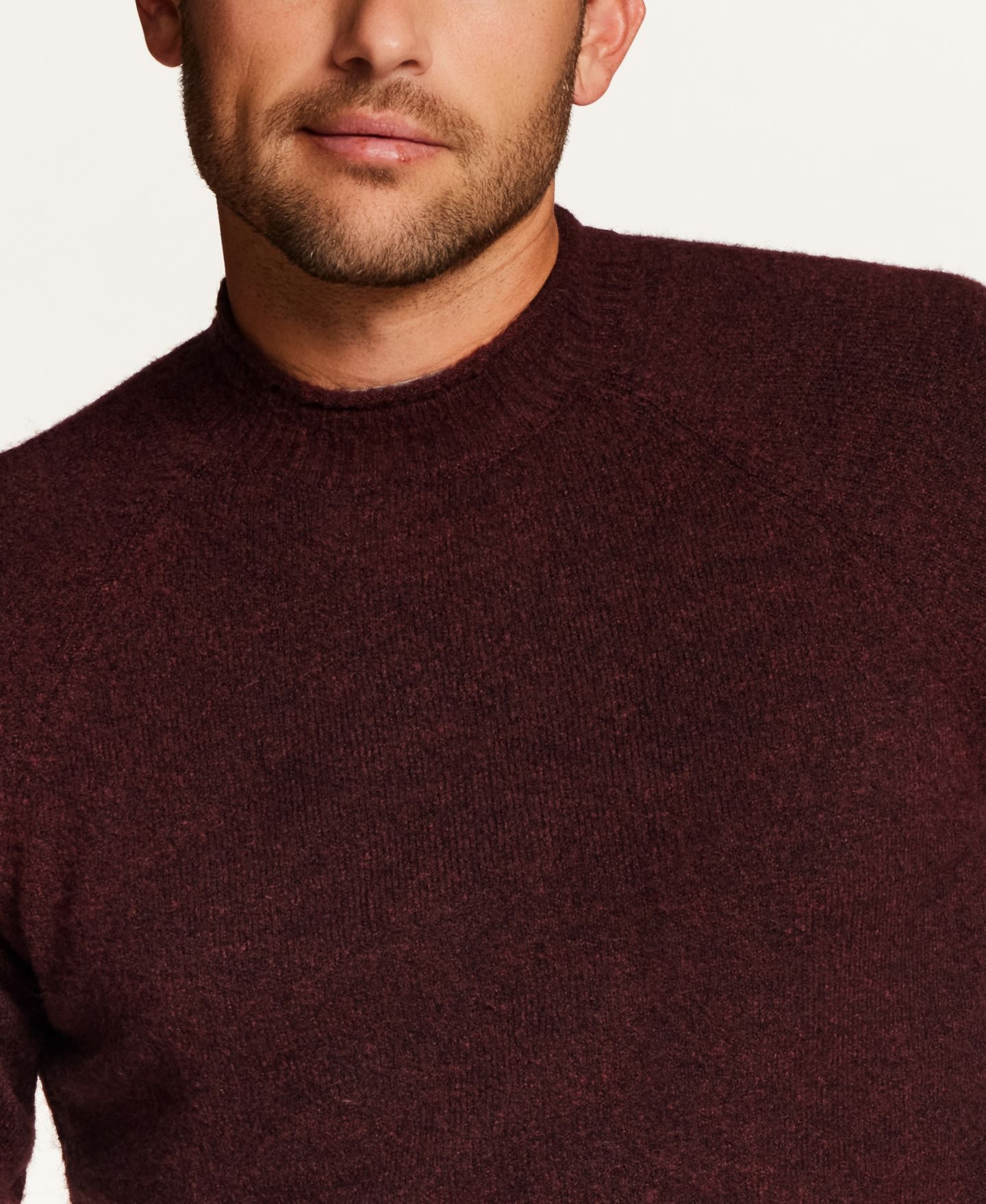Мужской свитер Weatherproof Vintage Chunky-Knit Boucle Crewneck, цвет: Chipotle — фото 3