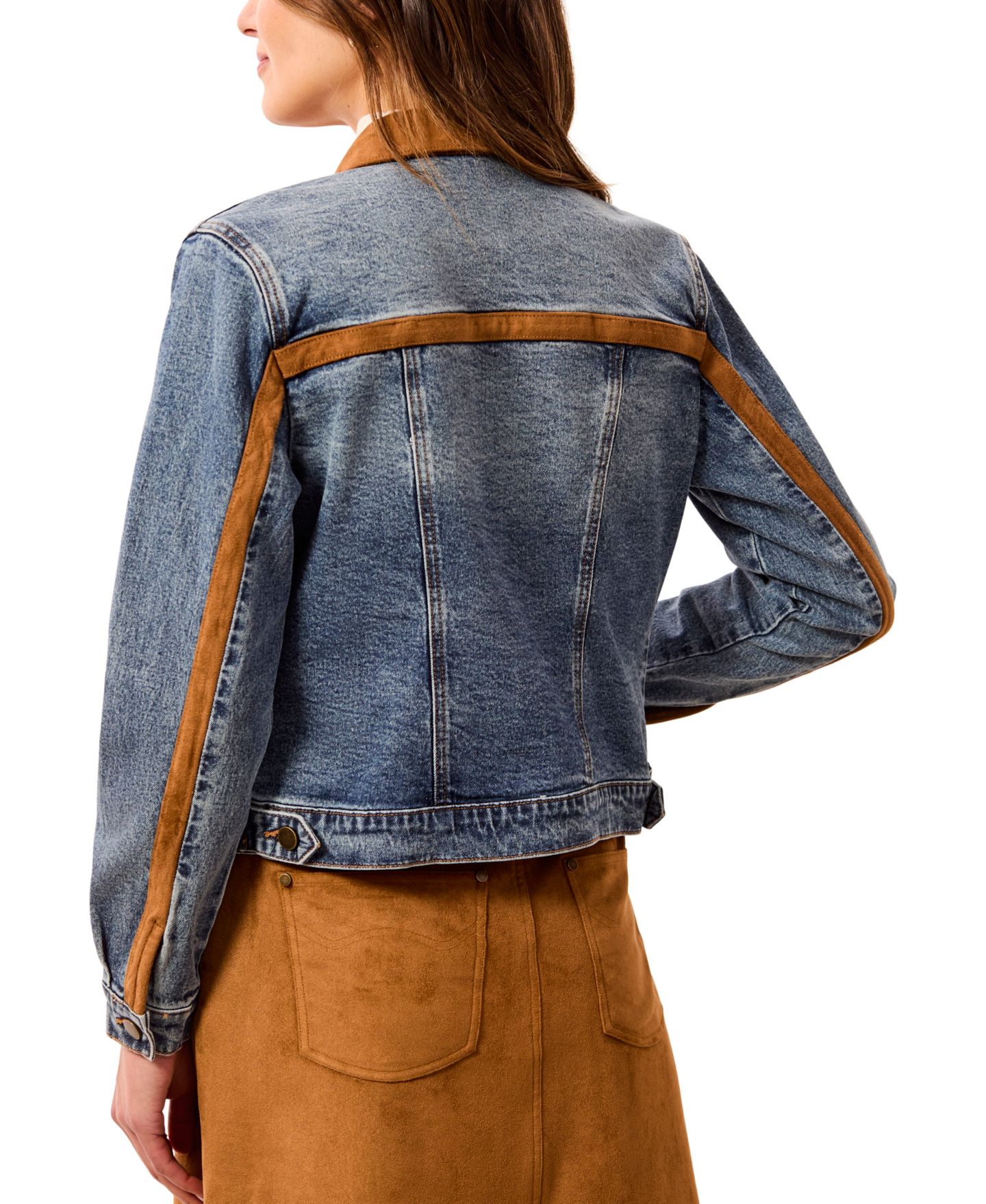 Женская куртка TRIBAL Short Zip-Up Denim, цвет: Moonlight — фото 4