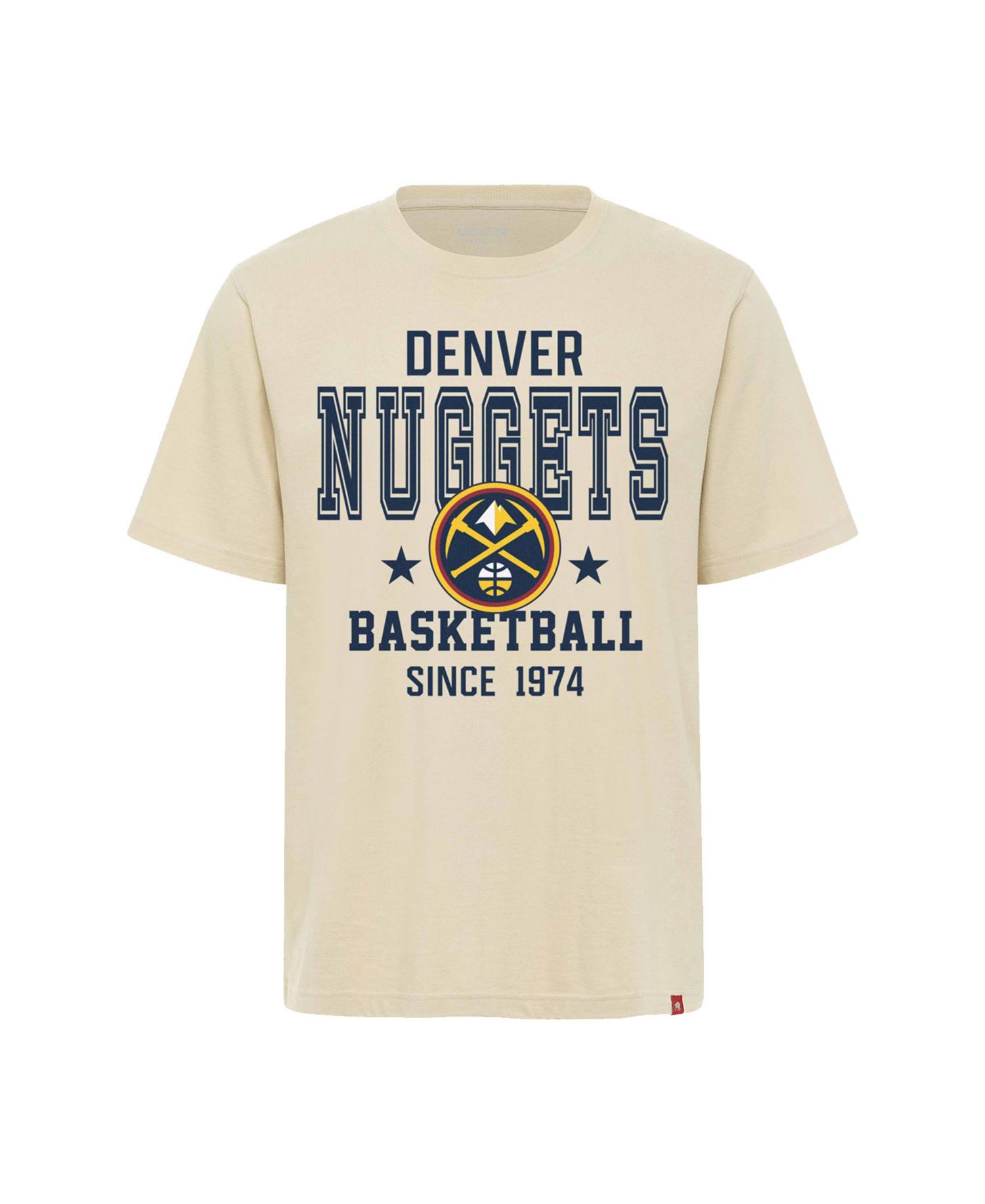 Men's and Women's Cream Denver Nuggets Duke Premium T-Shirt