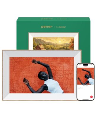 Starlight 15.6" FHD Digital Photo Frame by Lexar, Large Anti-Glare Touch, 64GB Storage, Share Photos/Videos via App, Ideal for Gifts