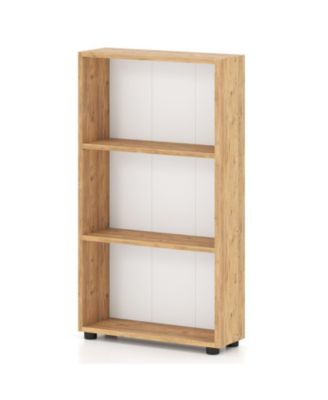 Compact Anti-Tip 3-Tier Bookcase for the Home Office