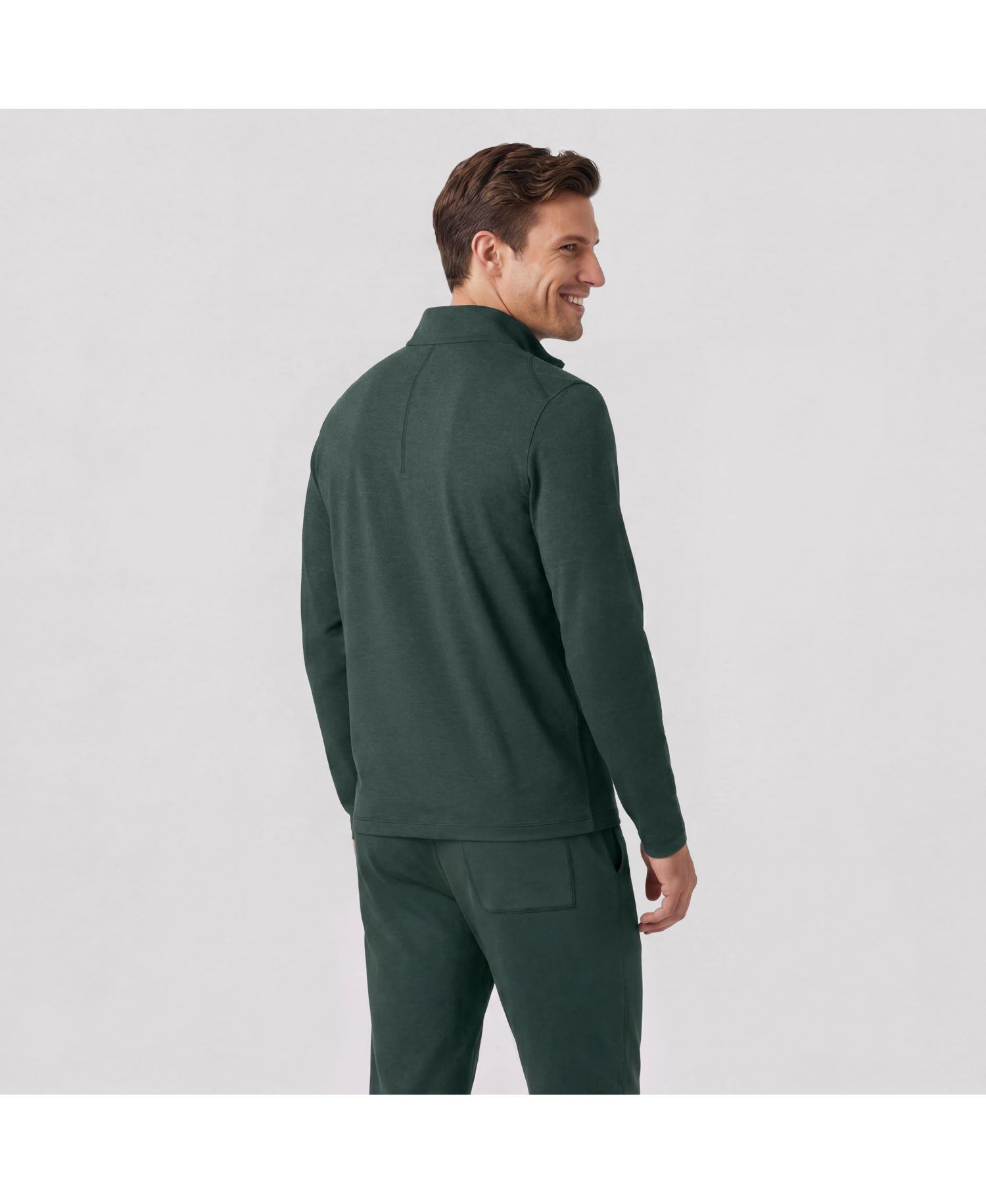 Men's Range Relaxed-Fit Mock-Neck Quarter-Zip Pullover