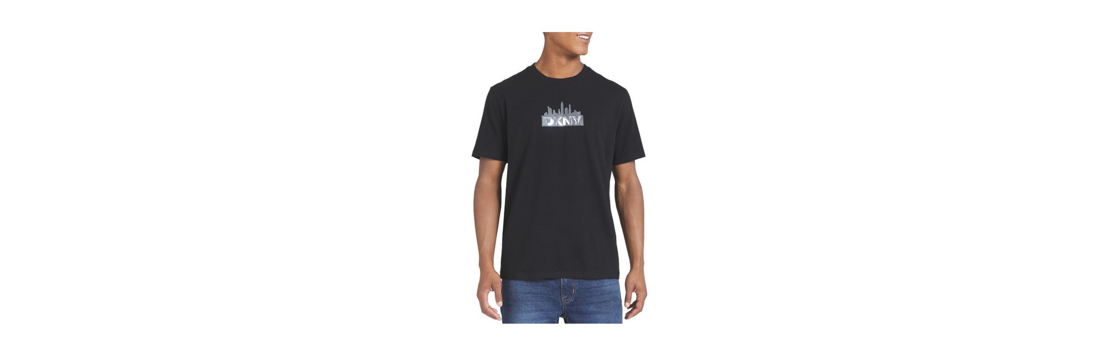 Dkny Men's Metallic Logo Classic-Fit T-Shirt